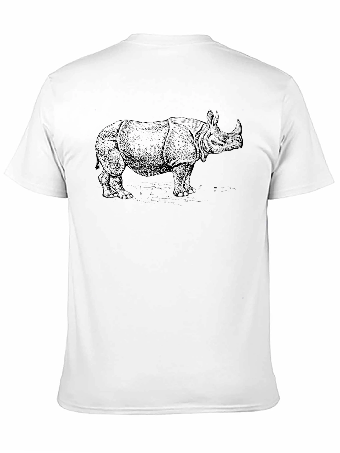 Black Rhino Graphic Tee - Wildlife T-Shirt