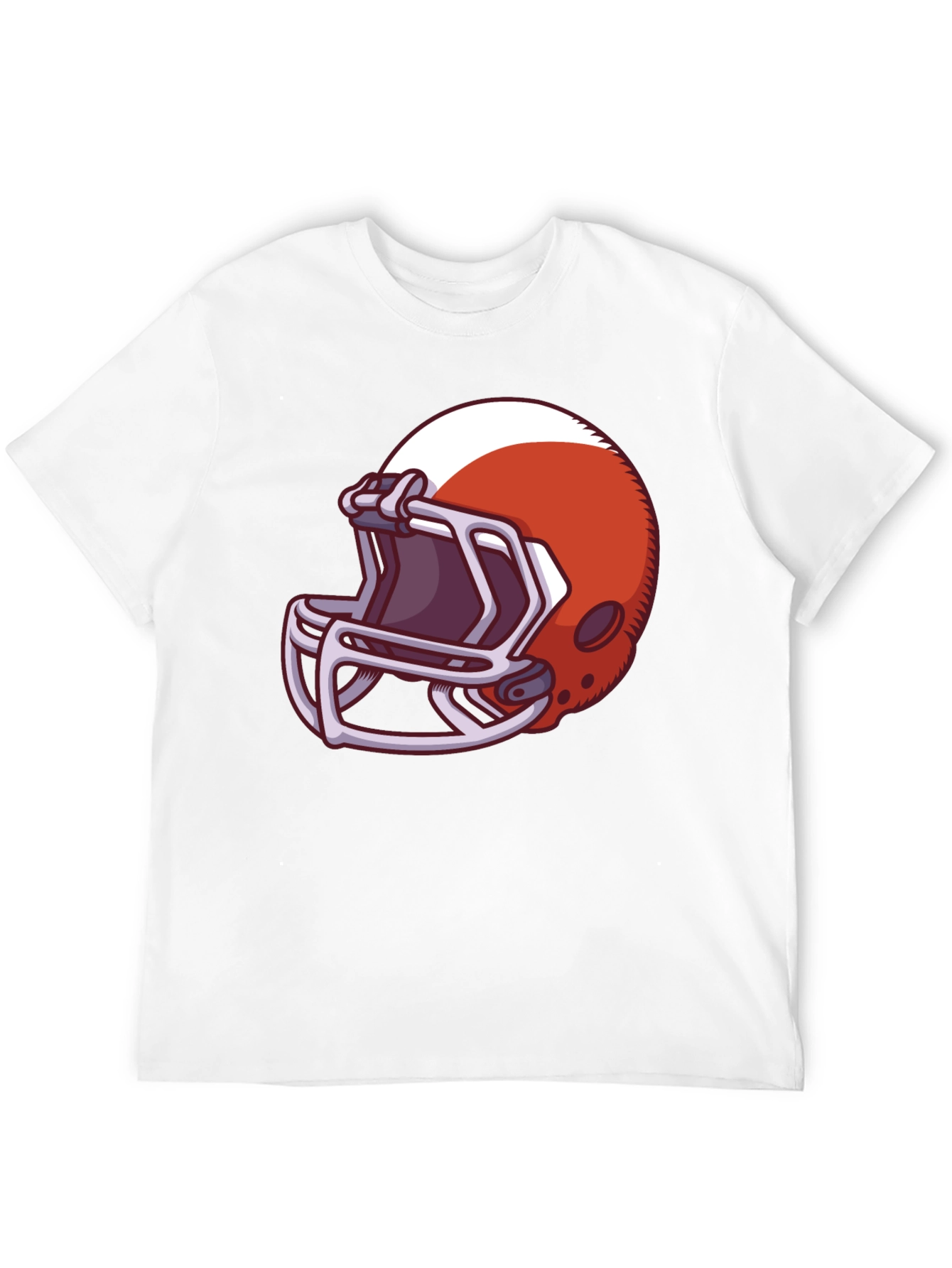 Football Helmet Graphic T-Shirt