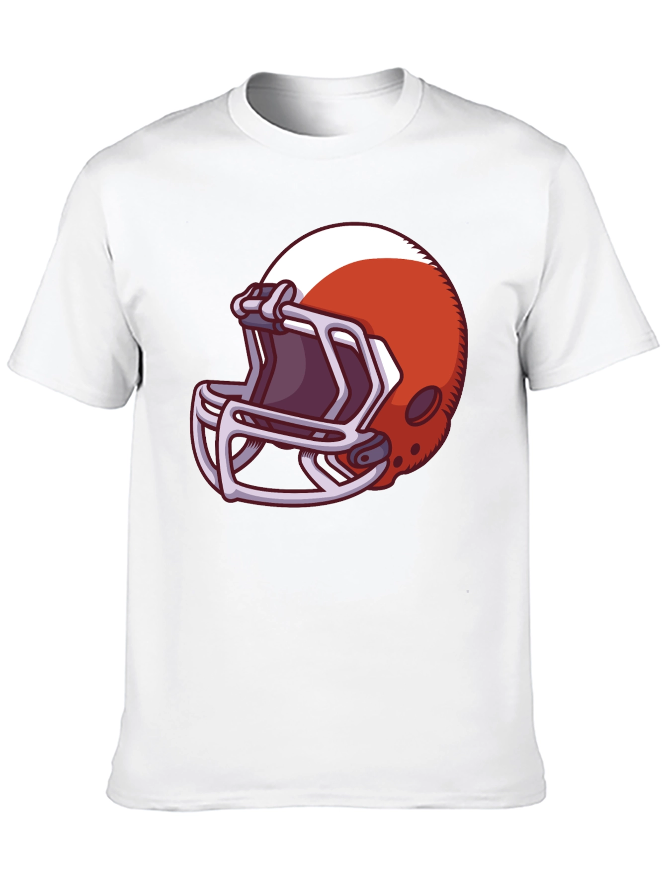 Football Helmet Graphic T-Shirt
