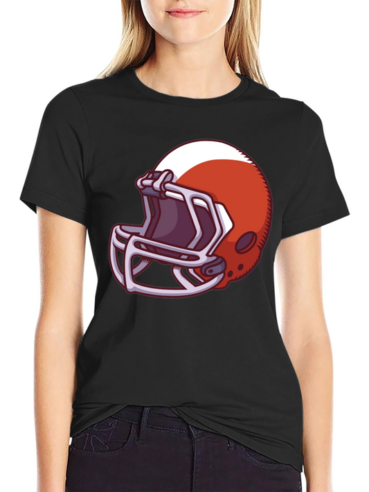 Football Helmet Graphic T-Shirt
