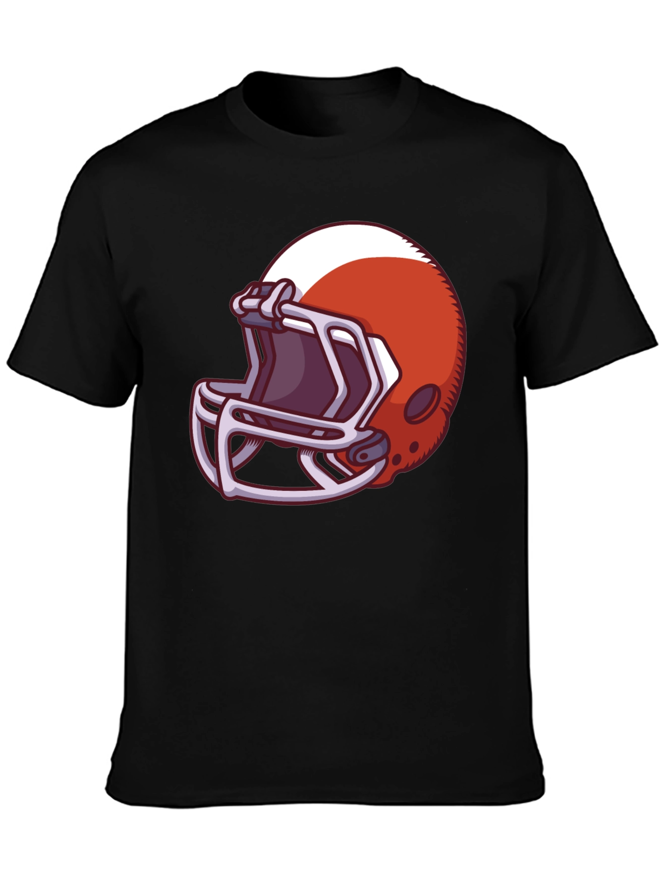 Football Helmet Graphic T-Shirt