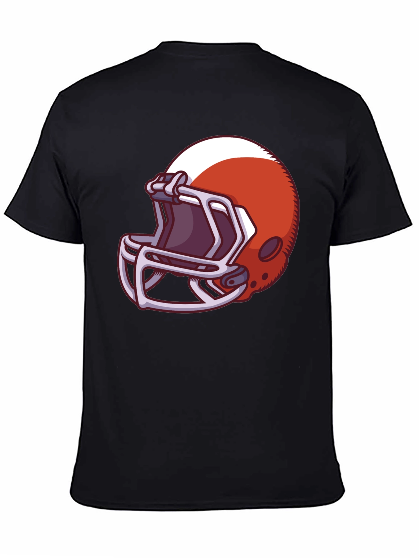 Football Helmet Graphic T-Shirt