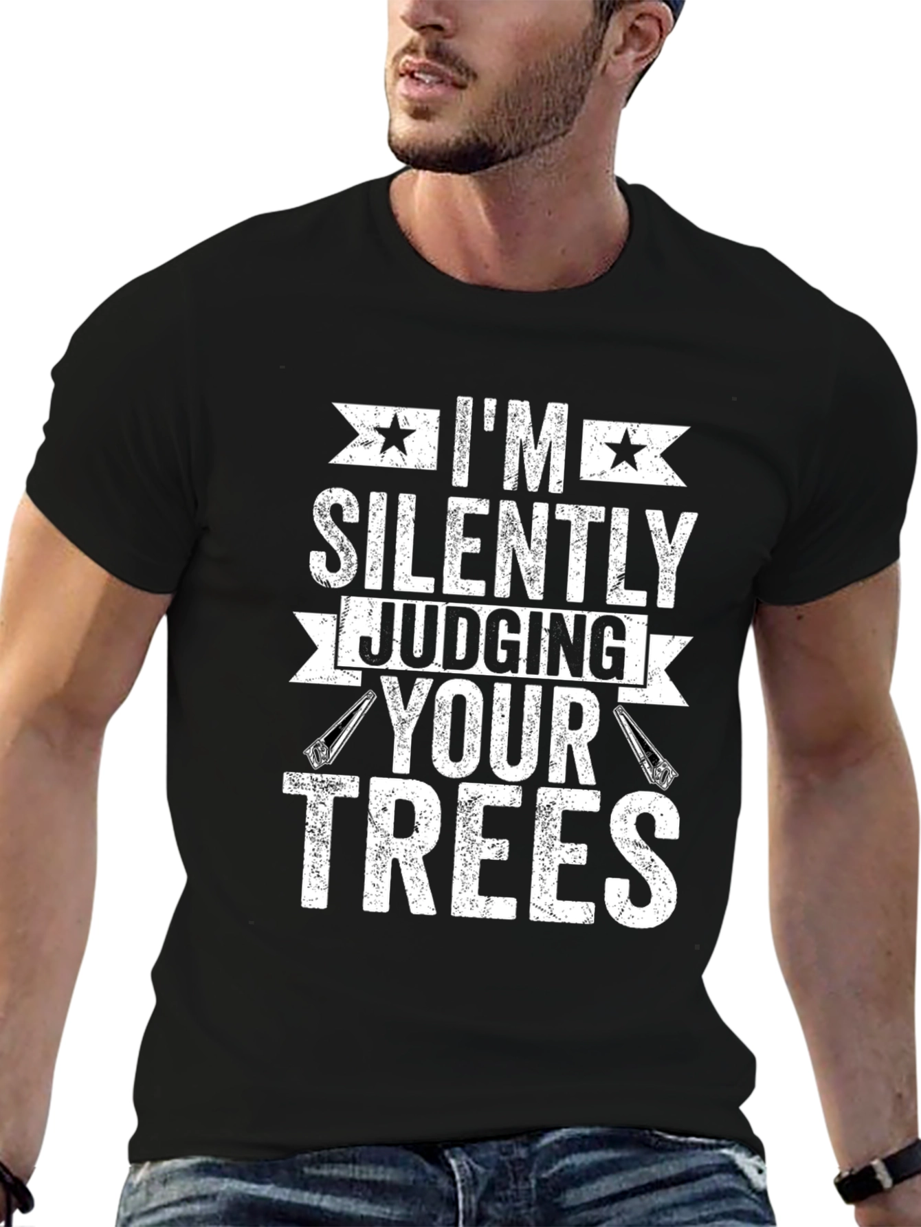 Silently Judging Your Trees Funny T-Shirt