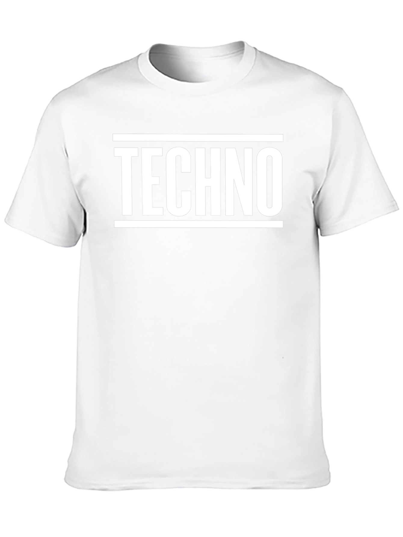 Techno Music Graphic Tee - Black