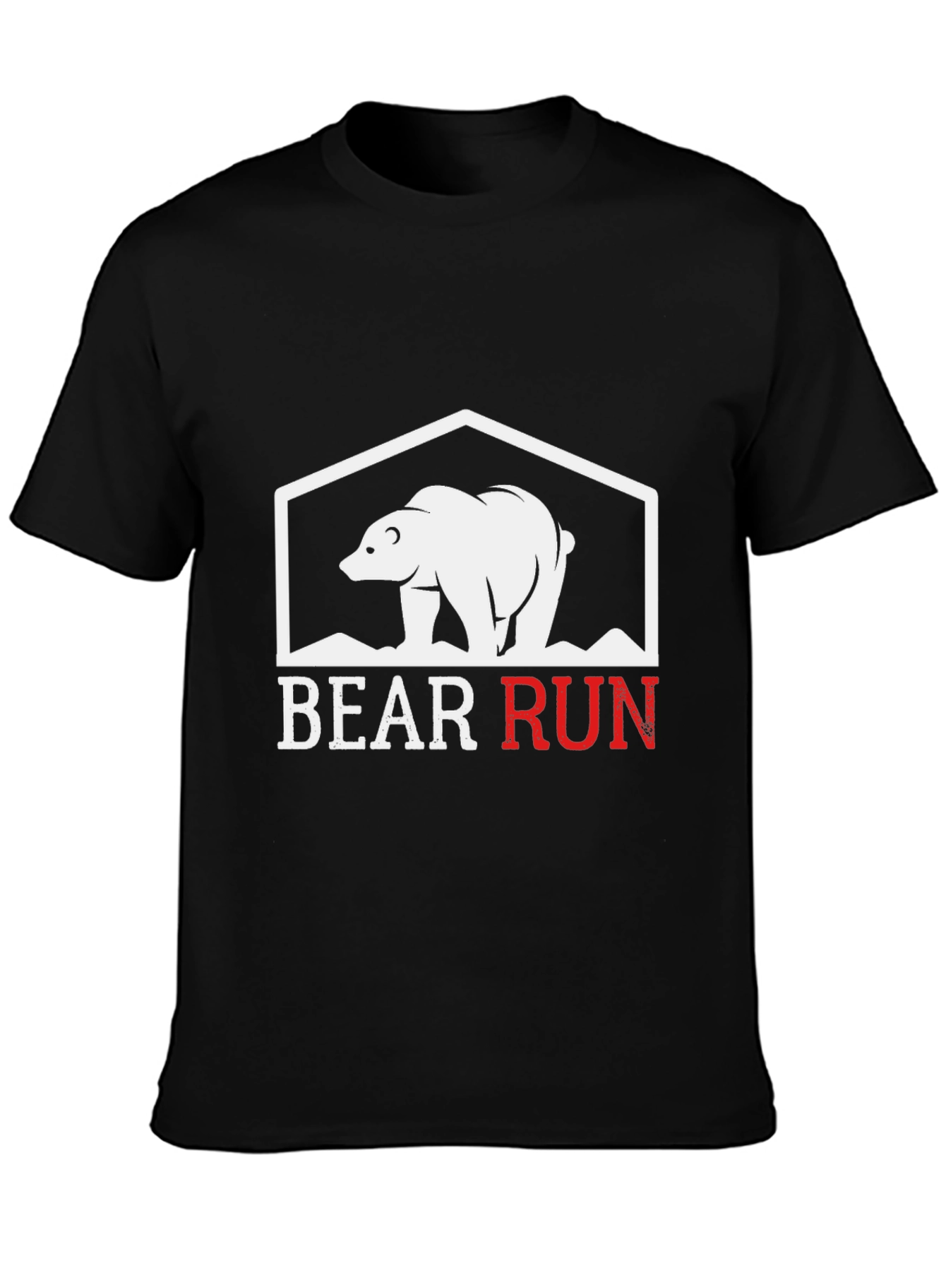 Bear Run Graphic T-Shirt - Stylish & Comfortable