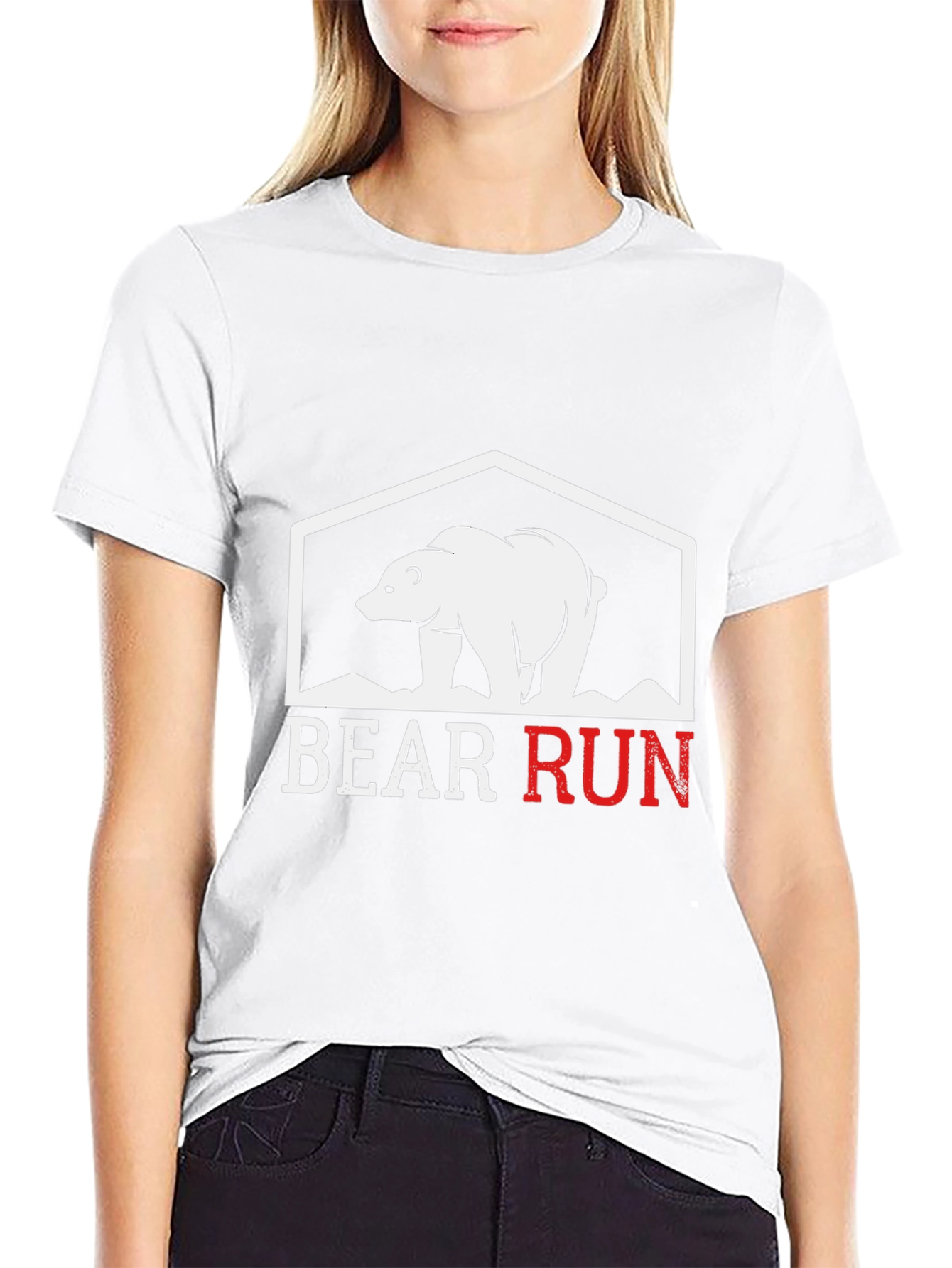 Bear Run Graphic T-Shirt - Stylish & Comfortable