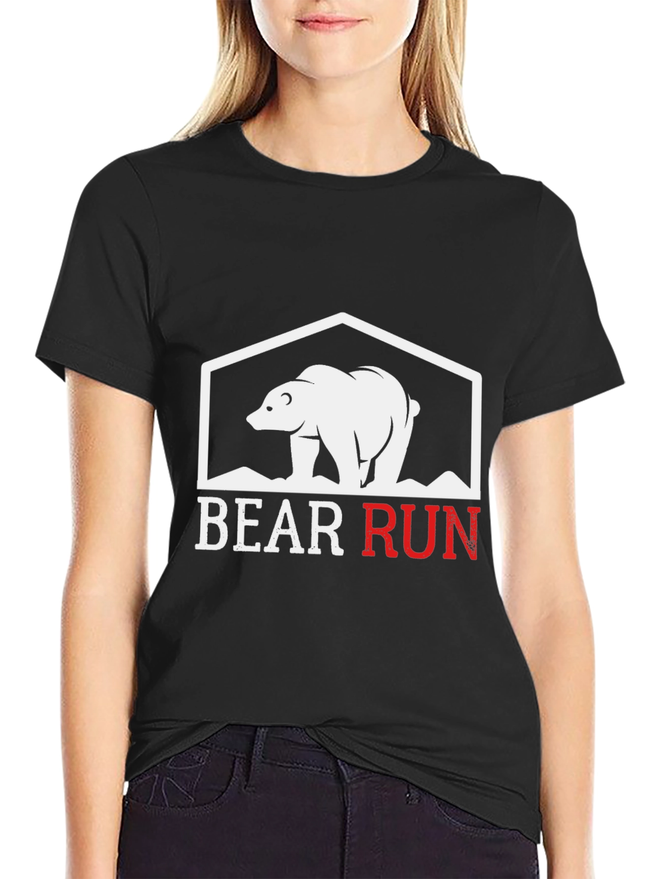 Bear Run Graphic T-Shirt - Stylish & Comfortable