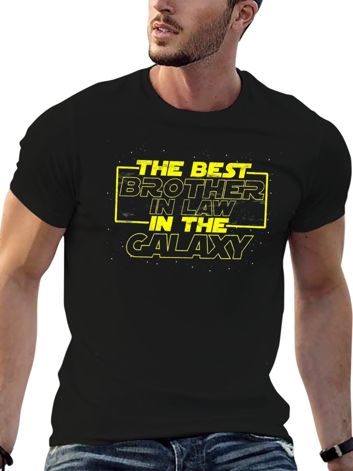 Best Brother-in-Law Star Wars Style Black T-Shirt