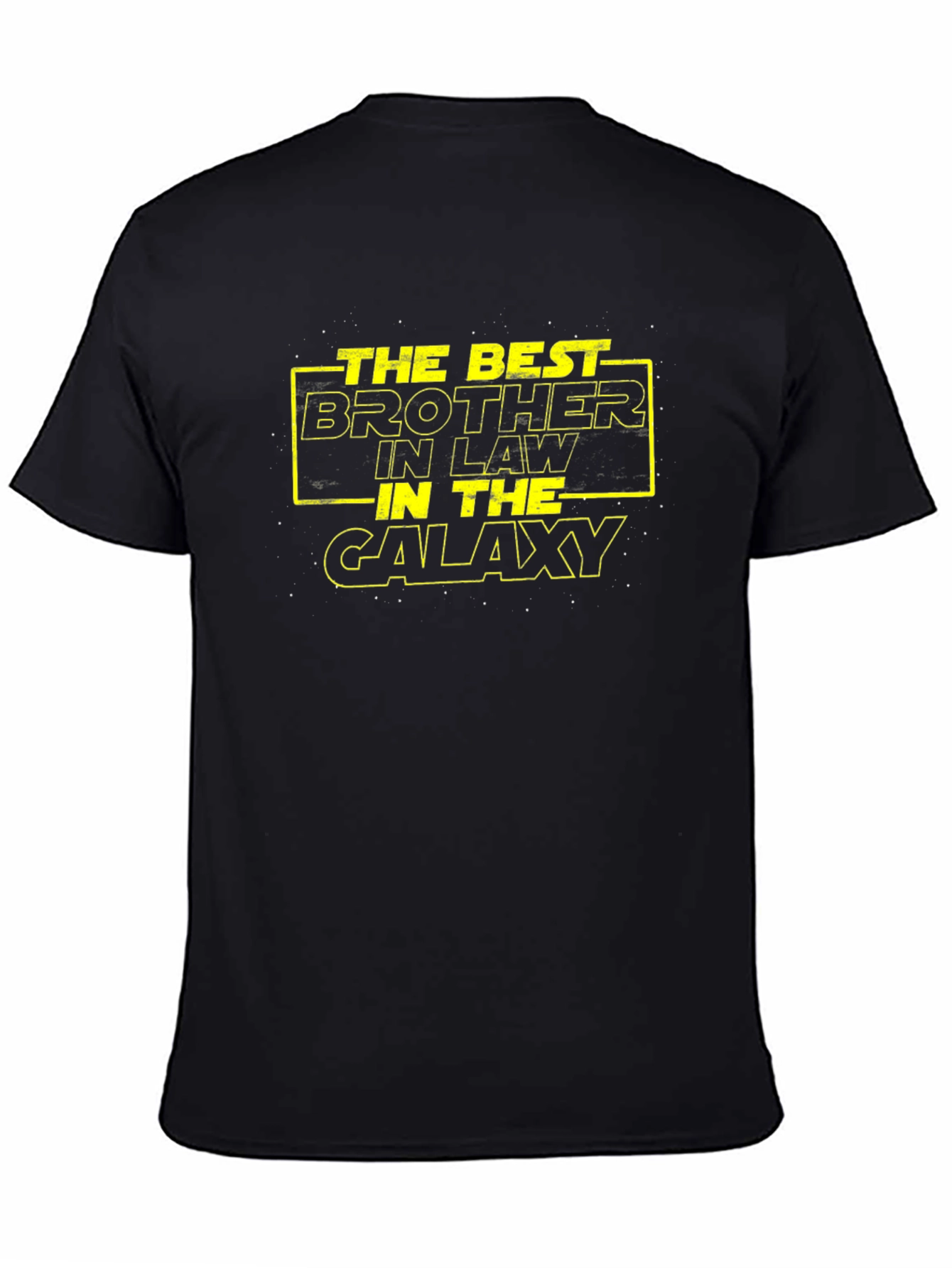 Best Brother-in-Law Star Wars Style Black T-Shirt