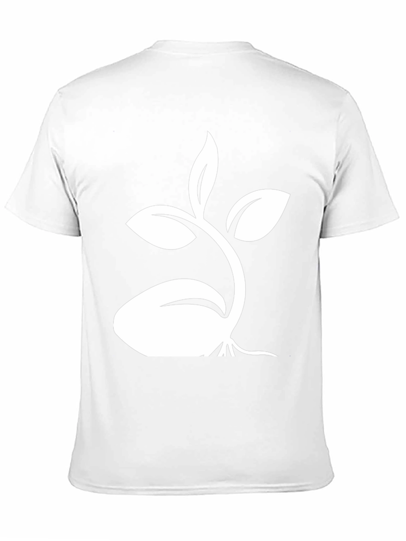 Black Tee with Sprout Graphic