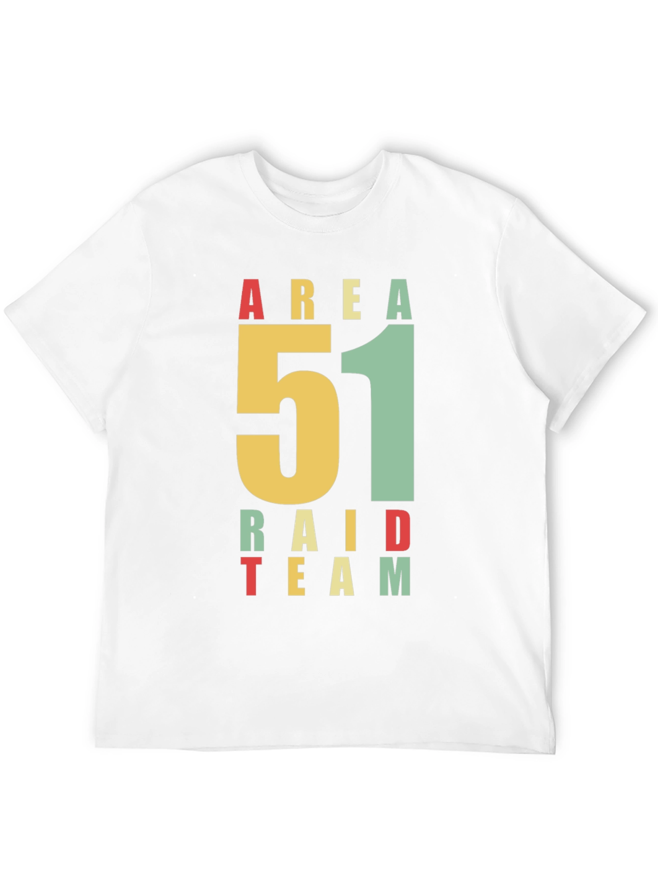 Area 51 Raid Team Graphic T-Shirt - Black