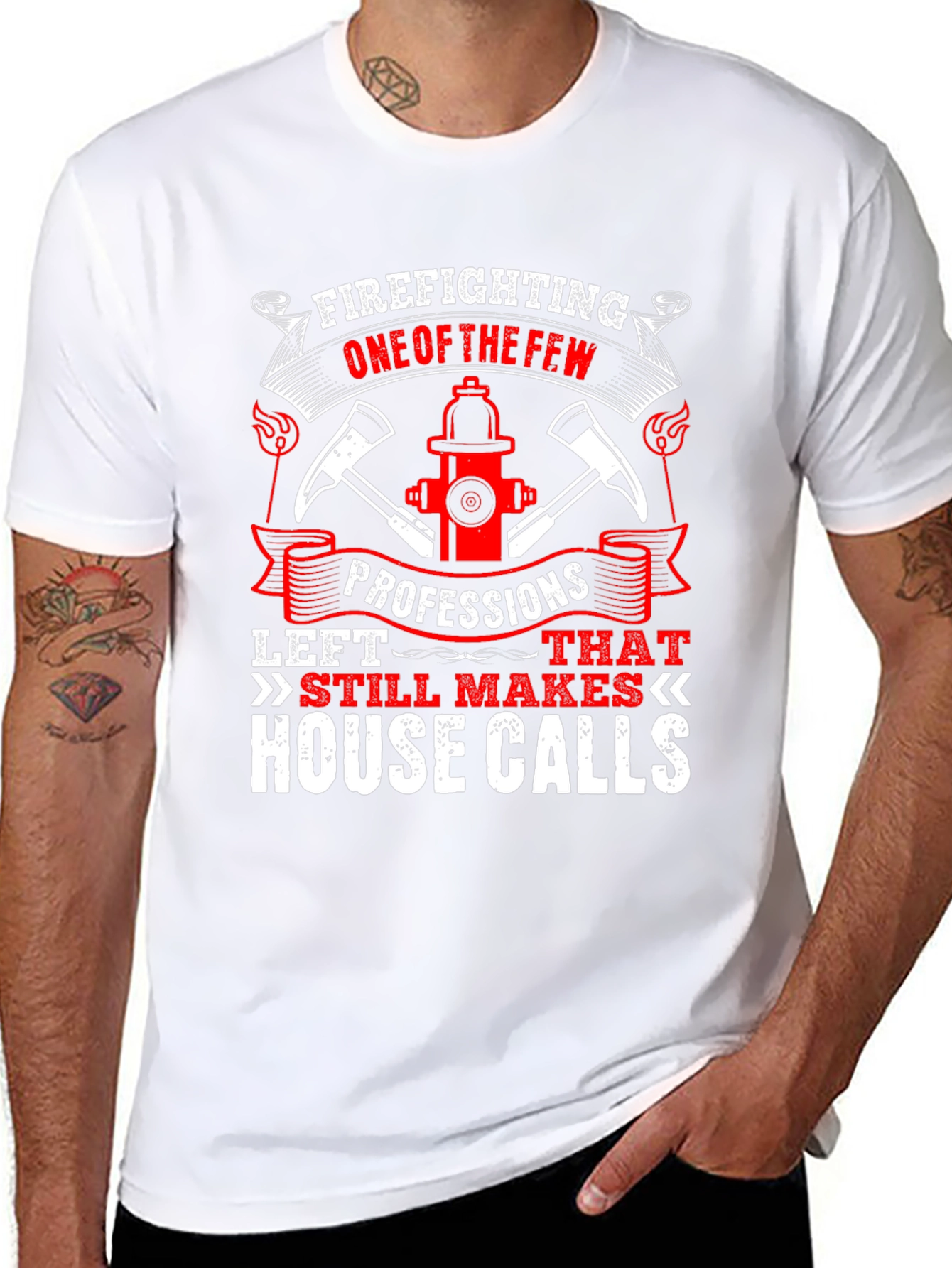 Firefighter T-Shirt - House Calls Graphic Tee