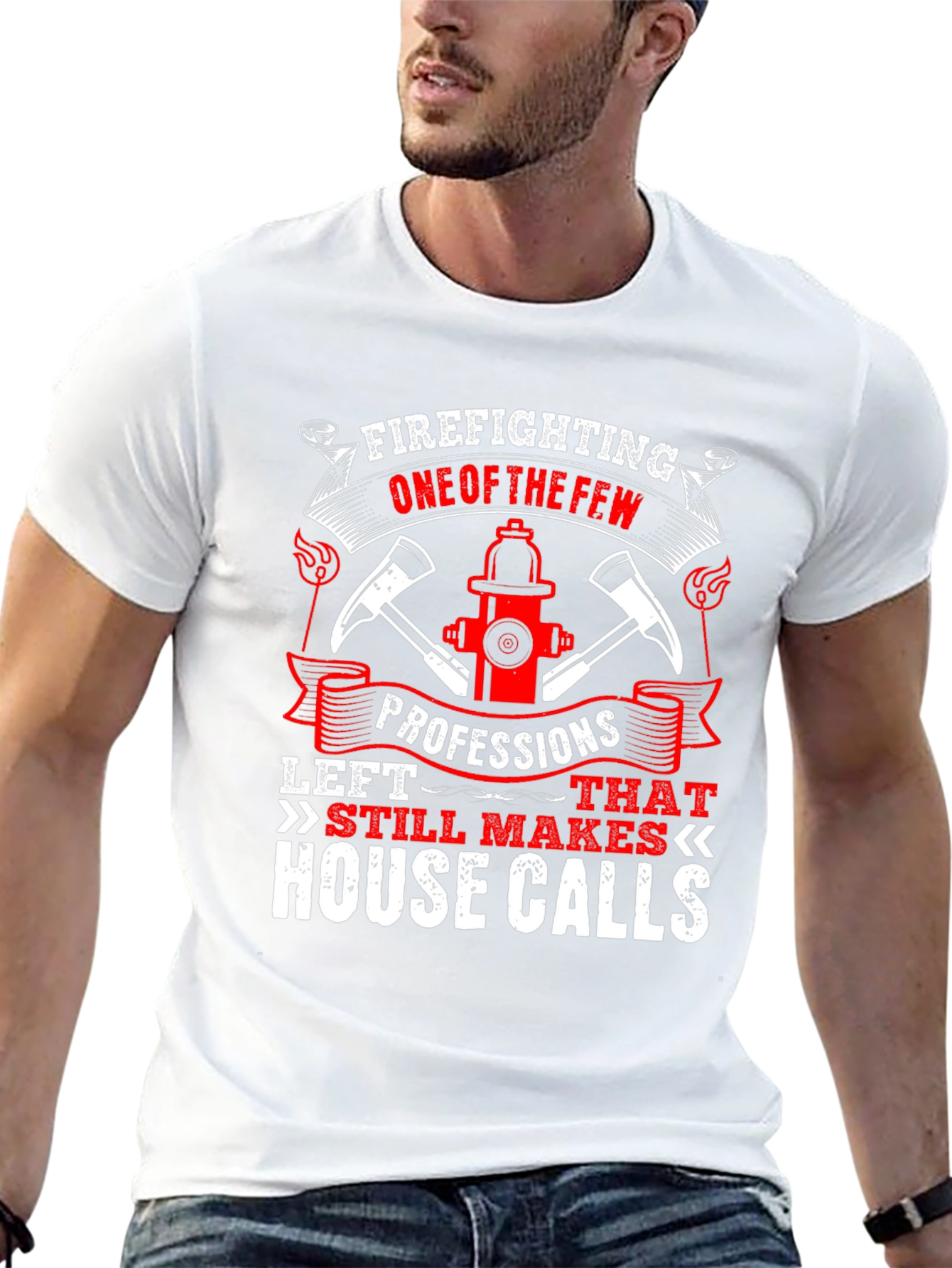 Firefighter T-Shirt - House Calls Graphic Tee