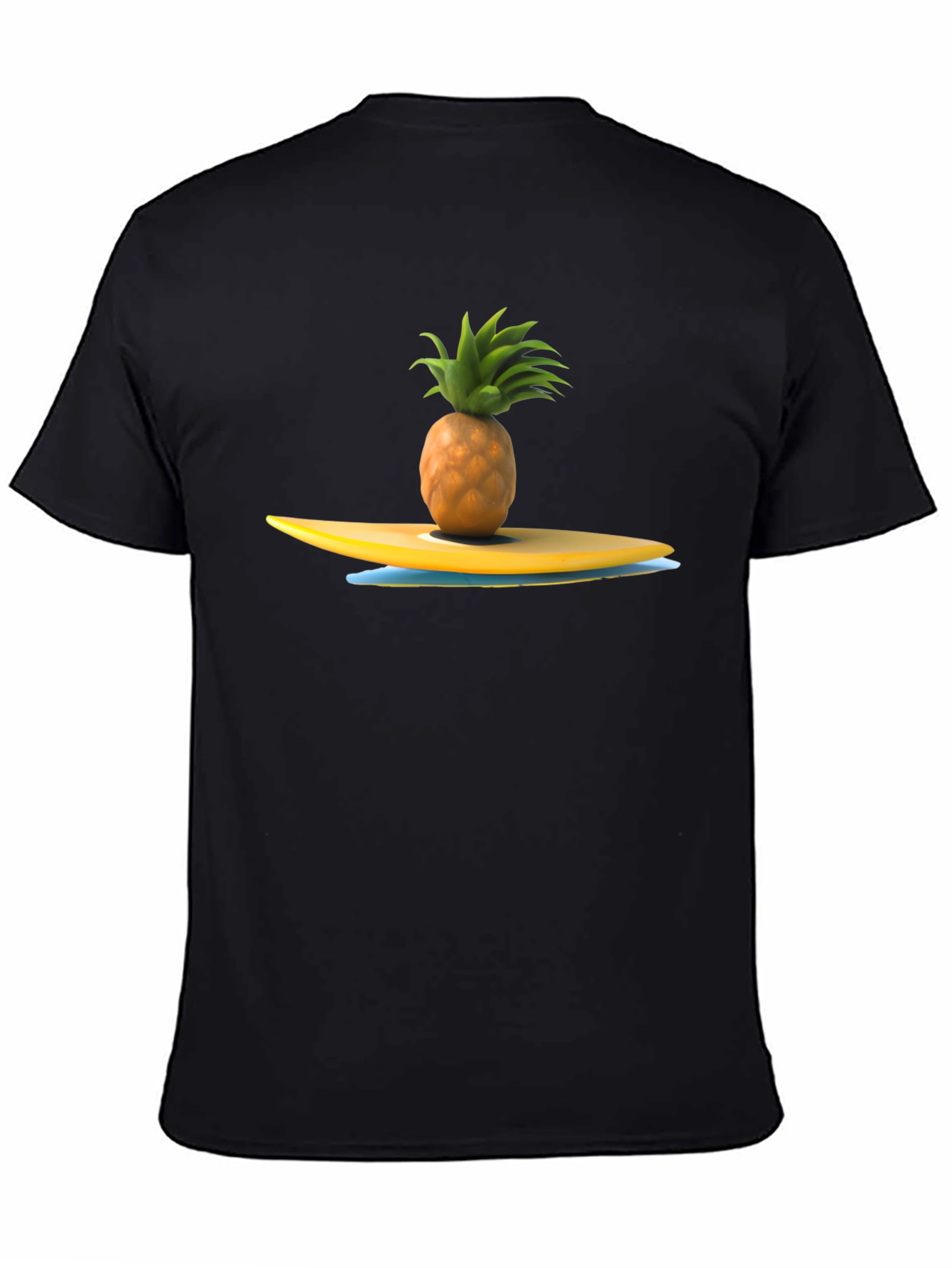 Pineapple Surfboard Graphic T-Shirt