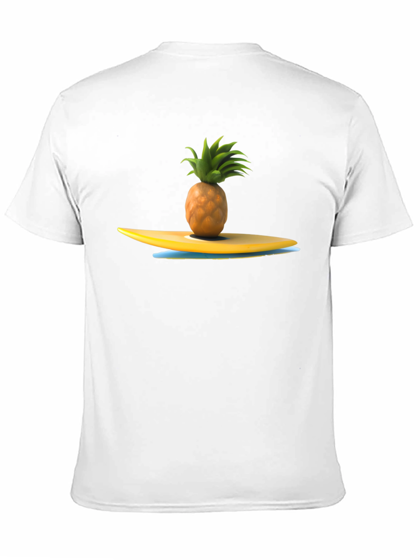 Pineapple Surfboard Graphic T-Shirt