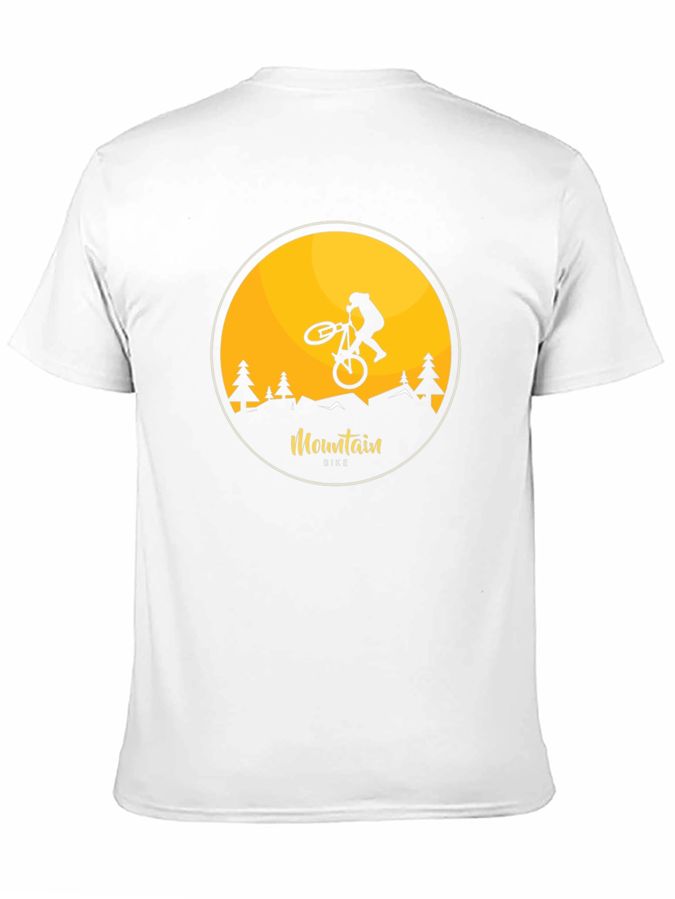 Mountain Bike Graphic T-Shirt - Black Cotton Tee