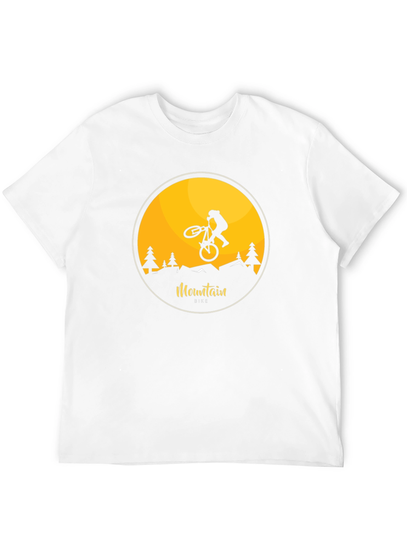 Mountain Bike Graphic T-Shirt - Black Cotton Tee