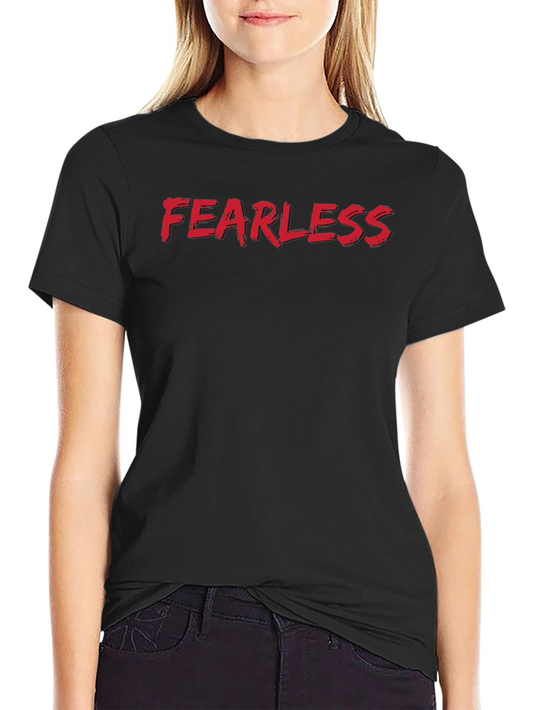 Fearless Graphic Tee - Black Casual Shirt