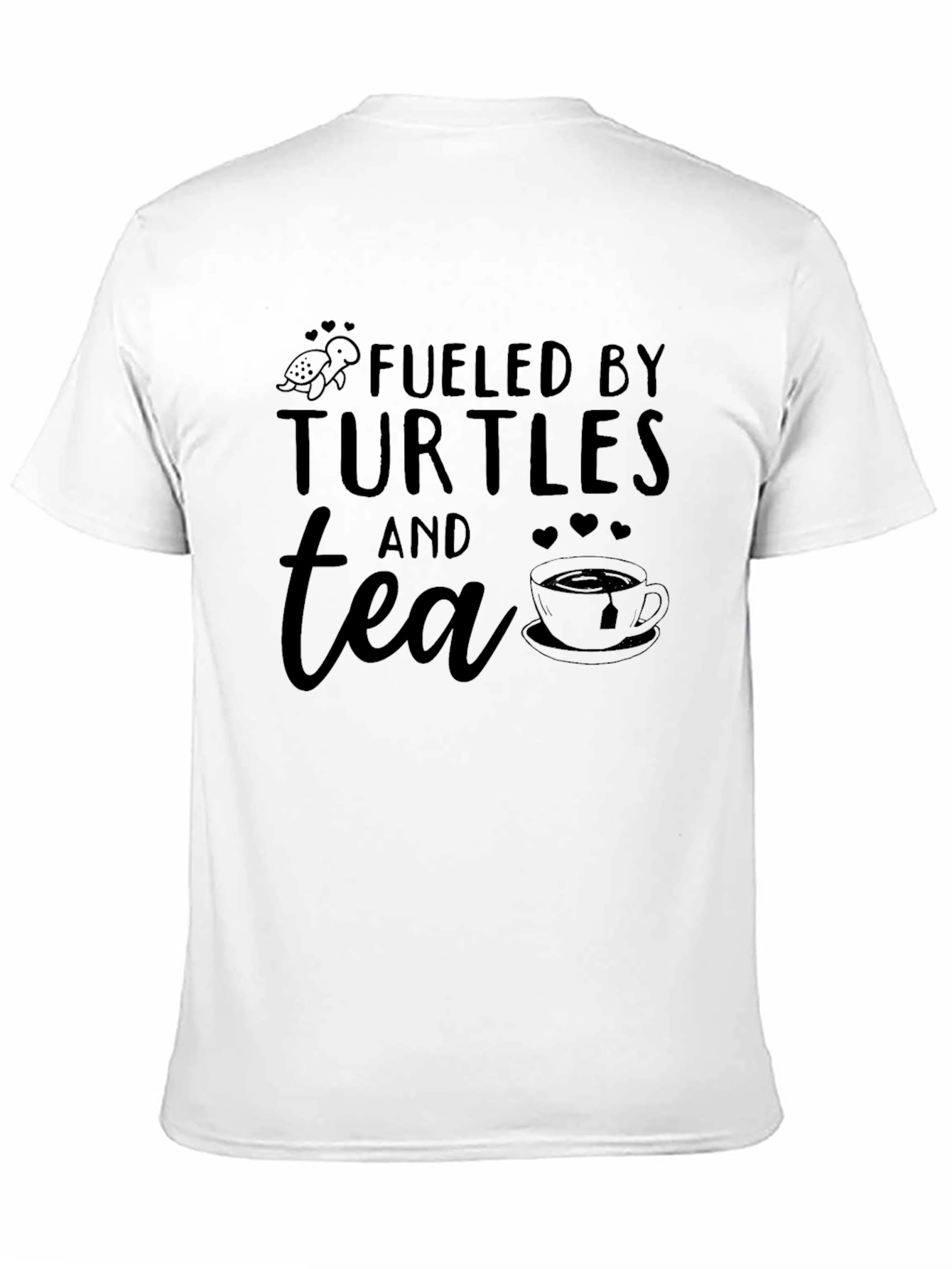 Fueled By Turtles and Tea Graphic T-Shirt