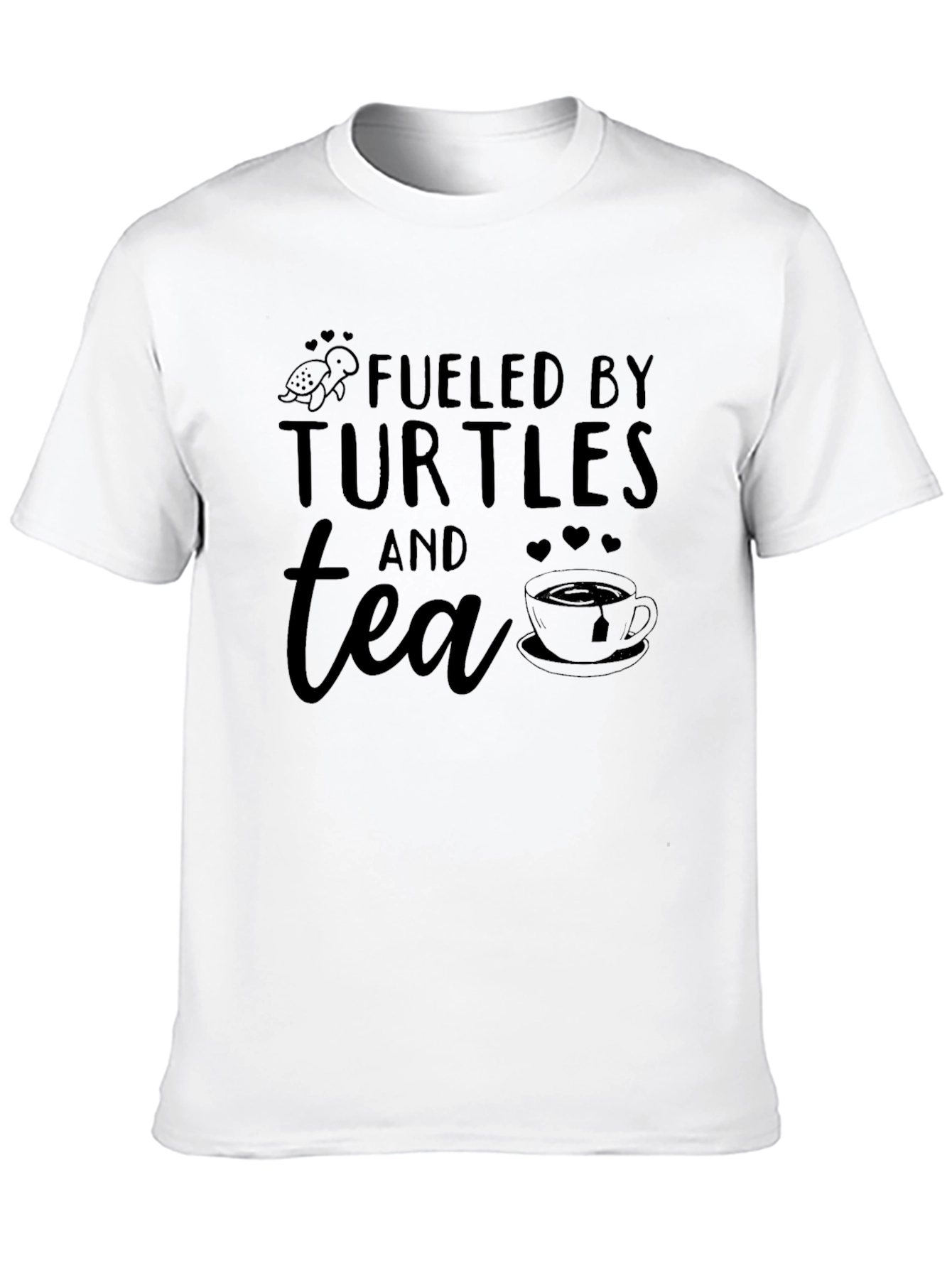 Fueled By Turtles and Tea Graphic T-Shirt