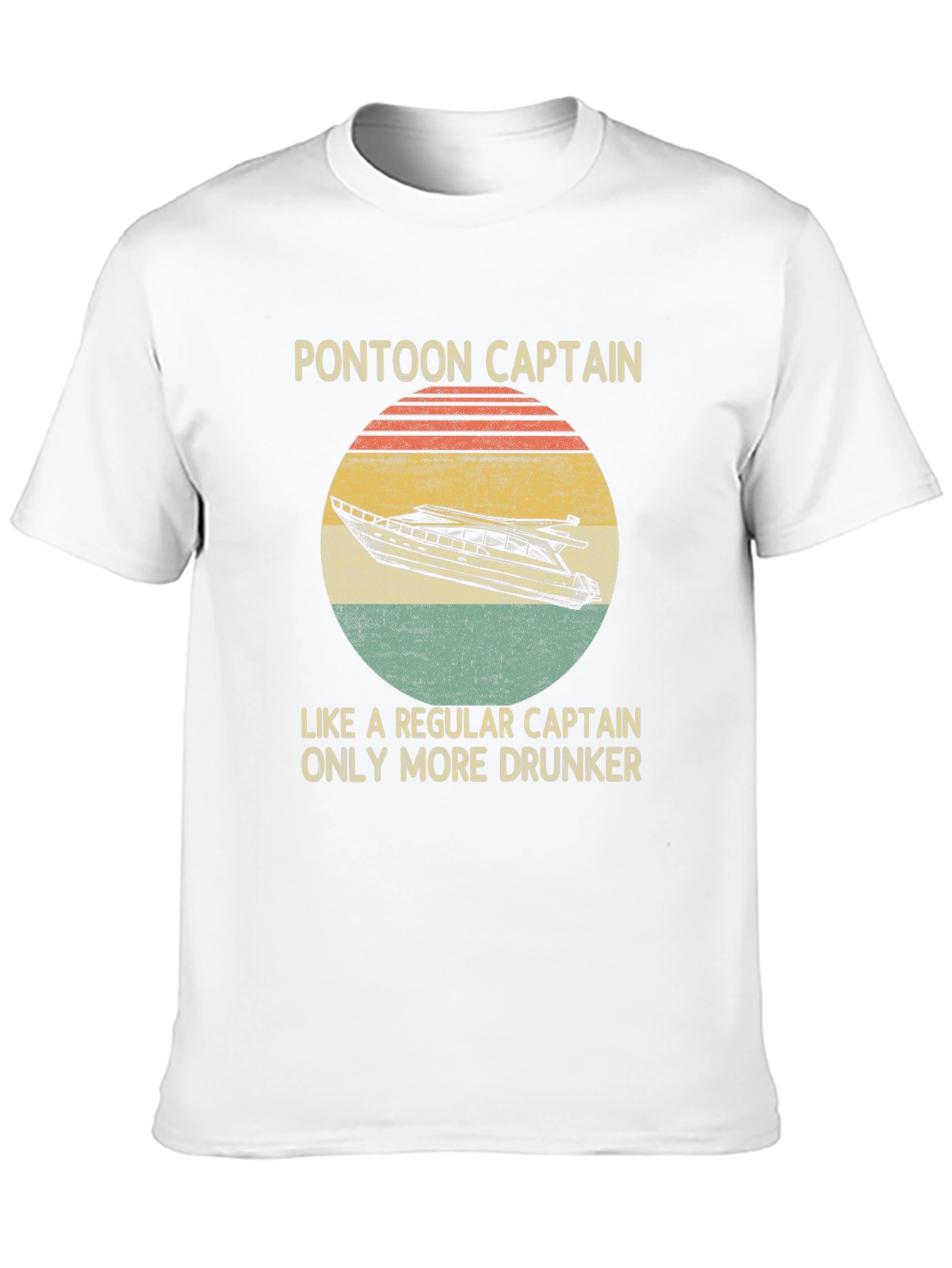 Pontoon Captain T-Shirt - Funny Boating Tee