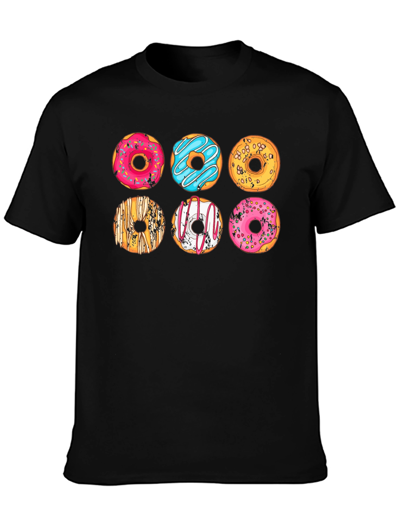 Donut Graphic Tee - Fun Foodie Style