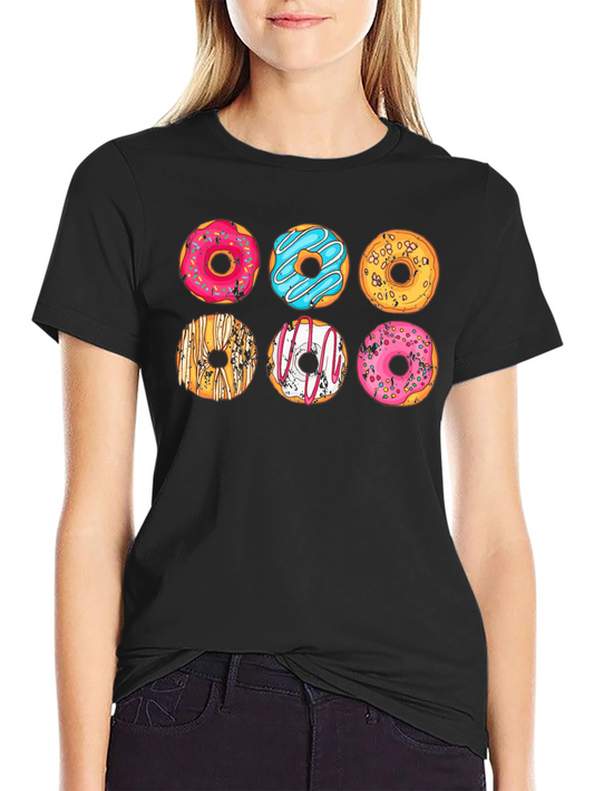 Donut Graphic Tee - Fun Foodie Style