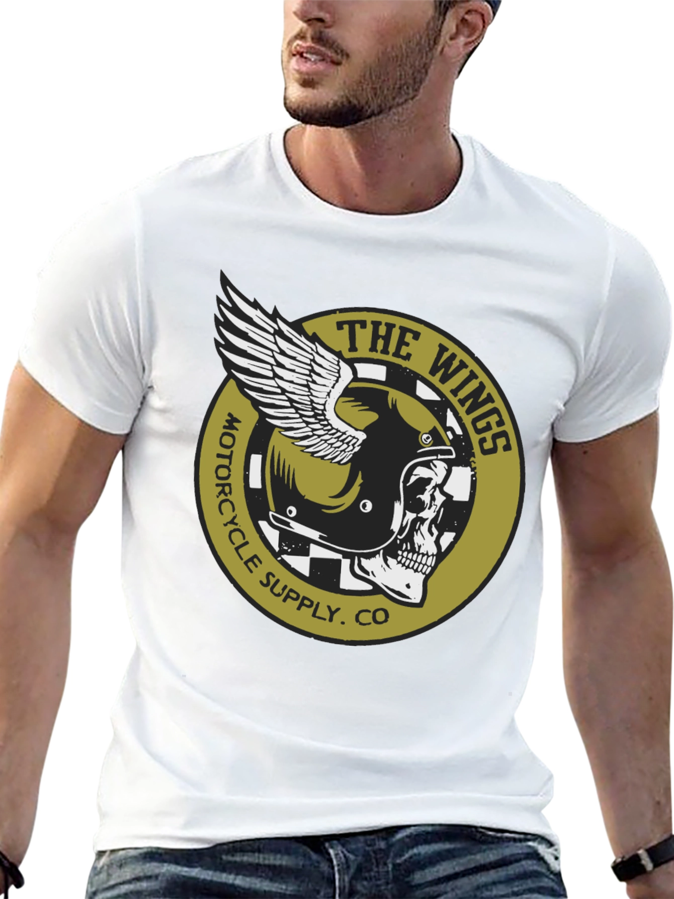 The Wings Motorcycle Supply Co. T-Shirt