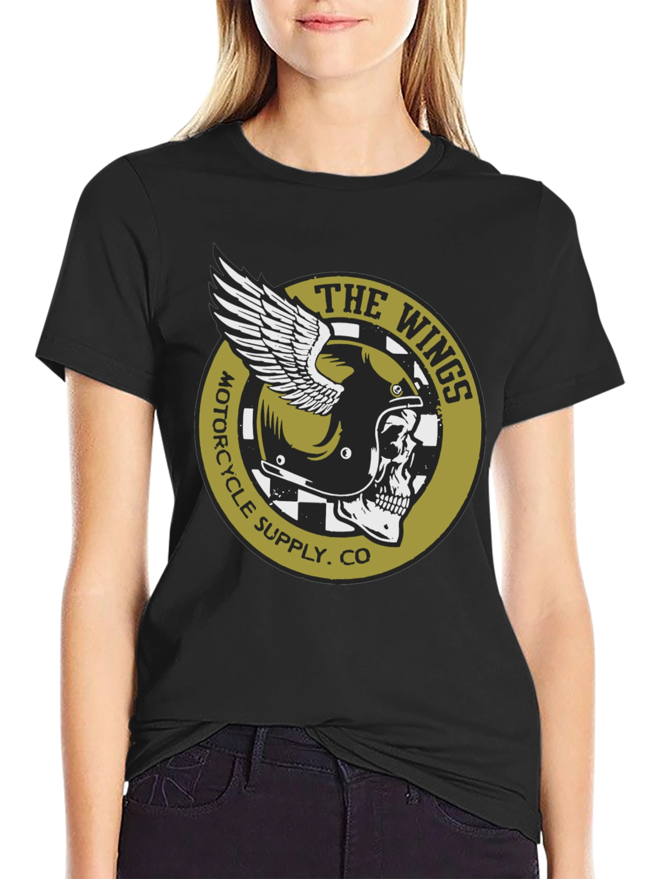 The Wings Motorcycle Supply Co. T-Shirt