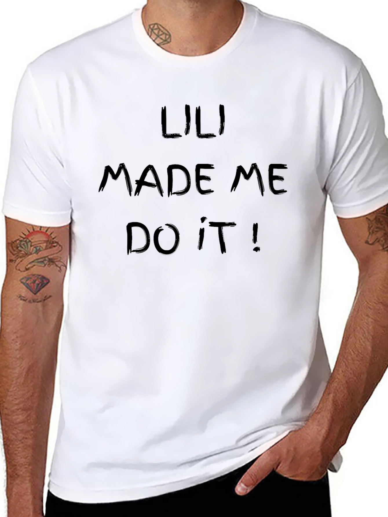 Lili Made Me Do It! Novelty T-Shirt