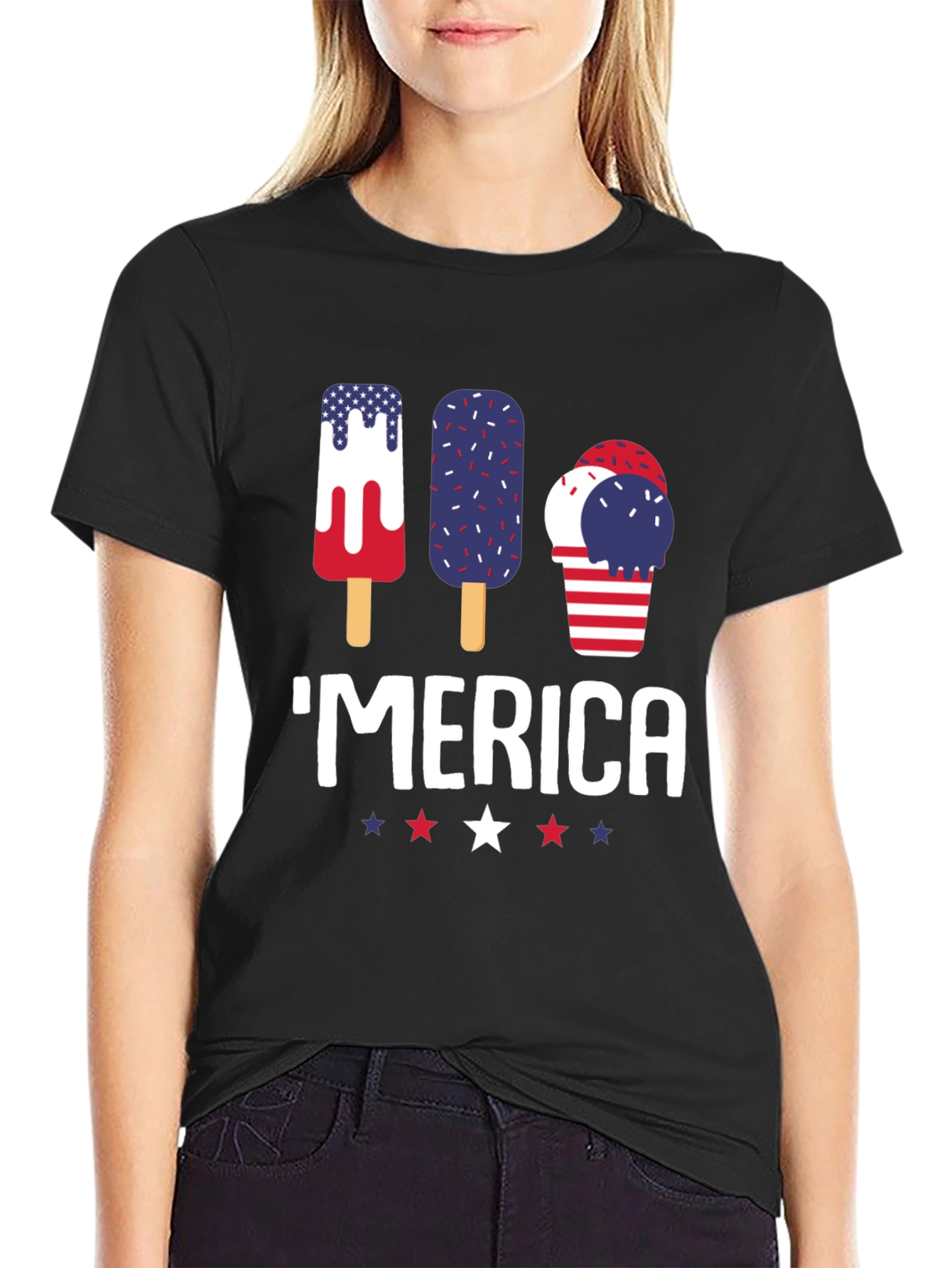 American Pride T-Shirt Patriotic Merica Tee