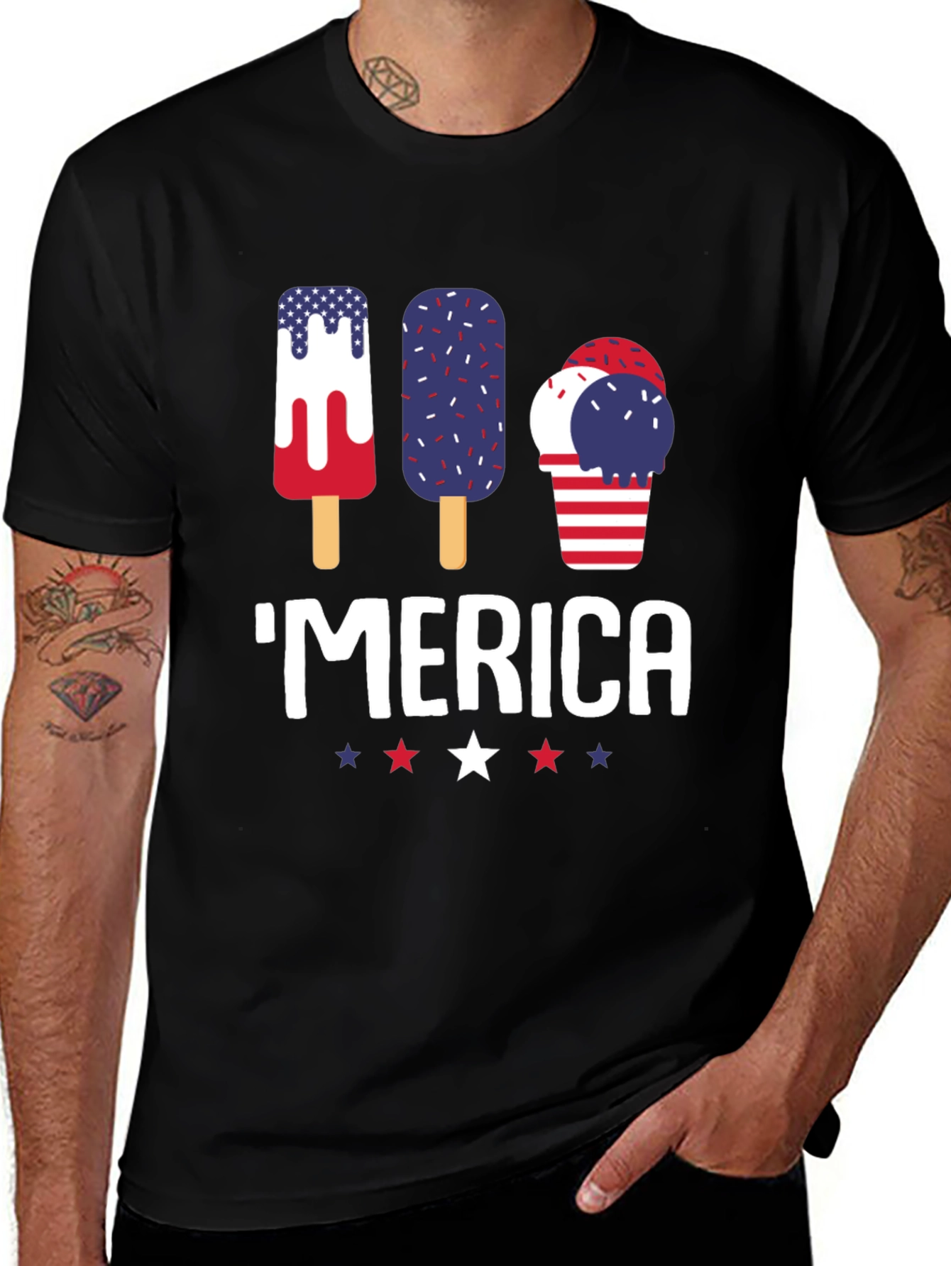 American Pride T-Shirt Patriotic Merica Tee