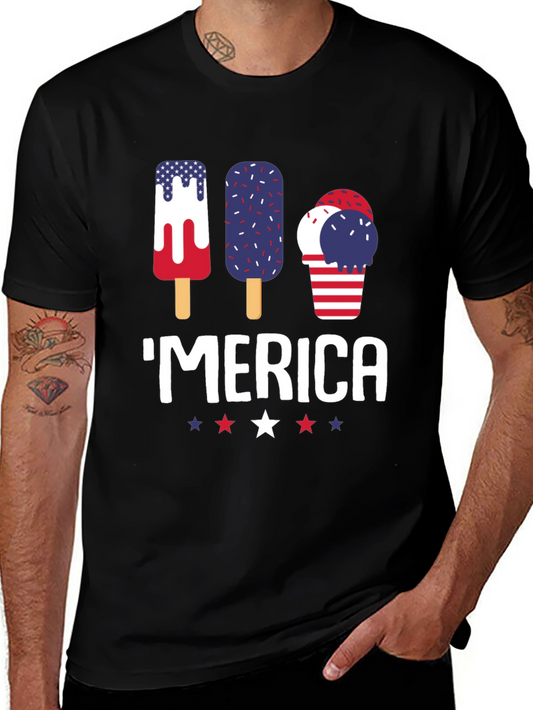American Pride T-Shirt Patriotic Merica Tee