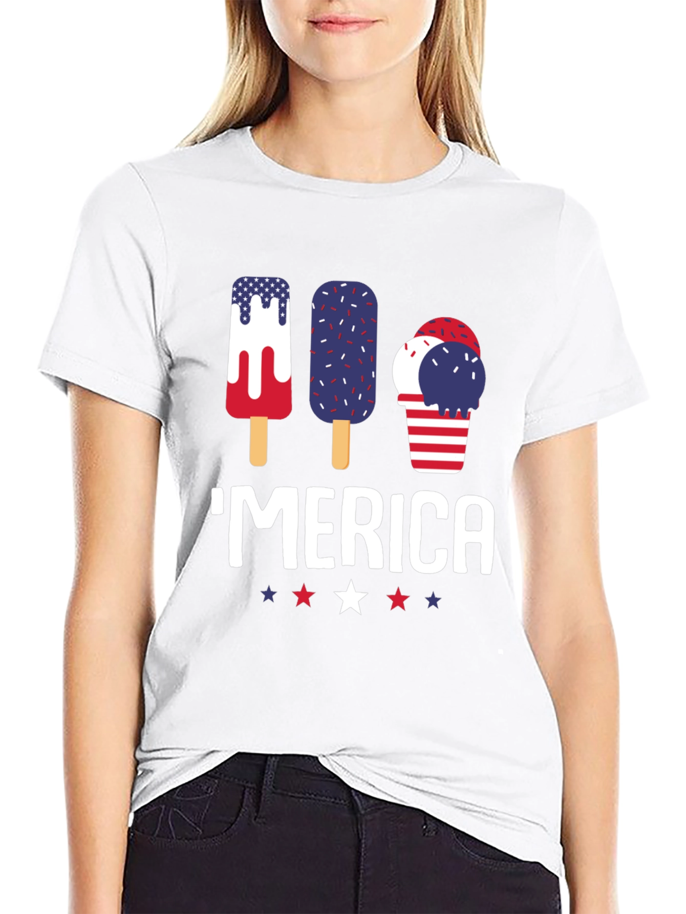 American Pride T-Shirt Patriotic Merica Tee