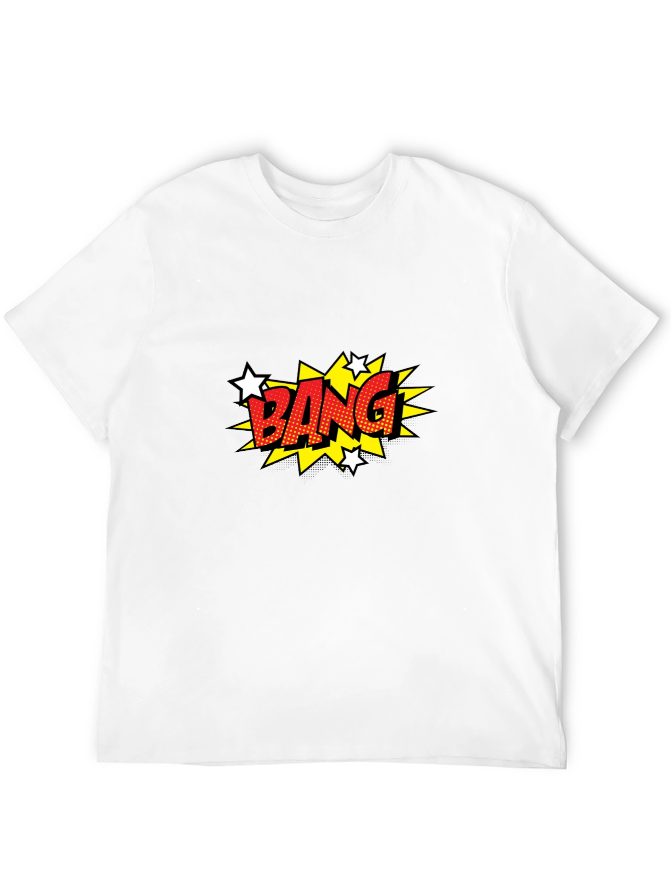 Comic Style BANG Graphic Black T-Shirt