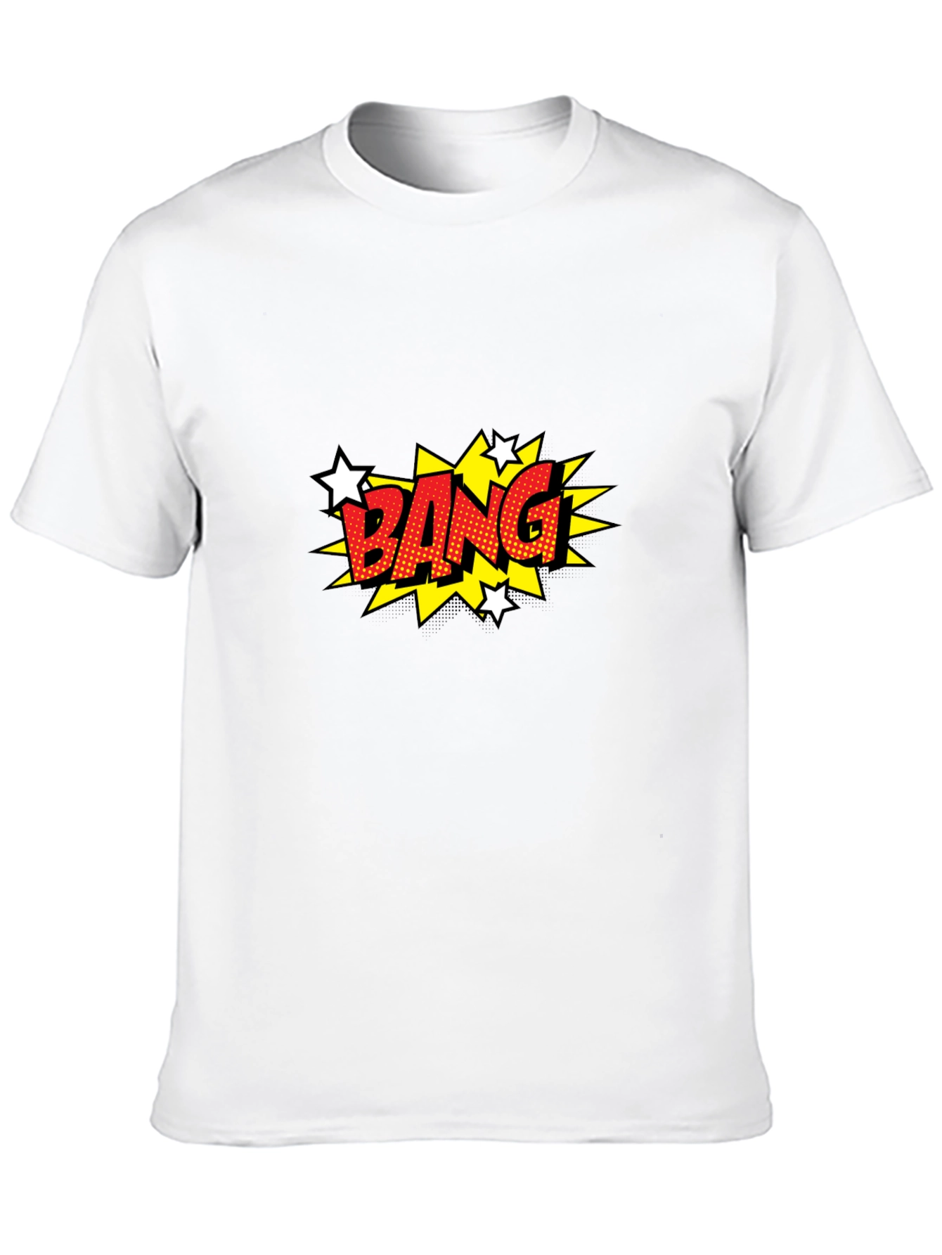 Comic Style BANG Graphic Black T-Shirt