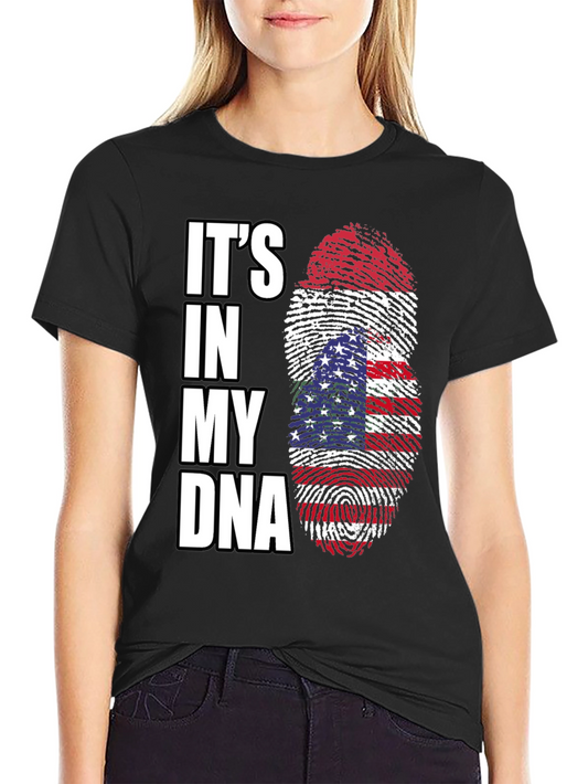 Patriotic Its in My DNA Graphic Tee