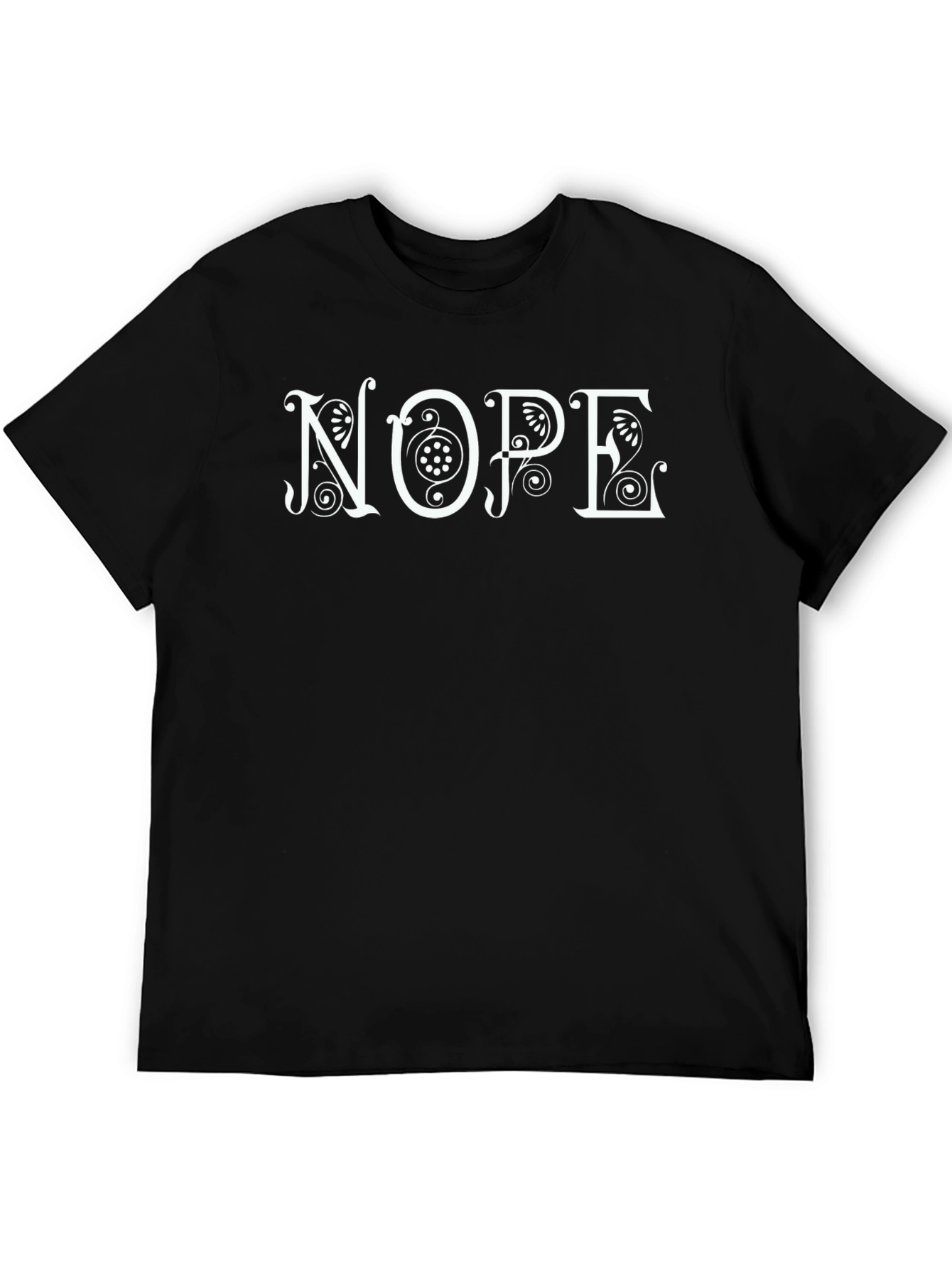 Nope Graphic Tee - Stylish Casual Wear