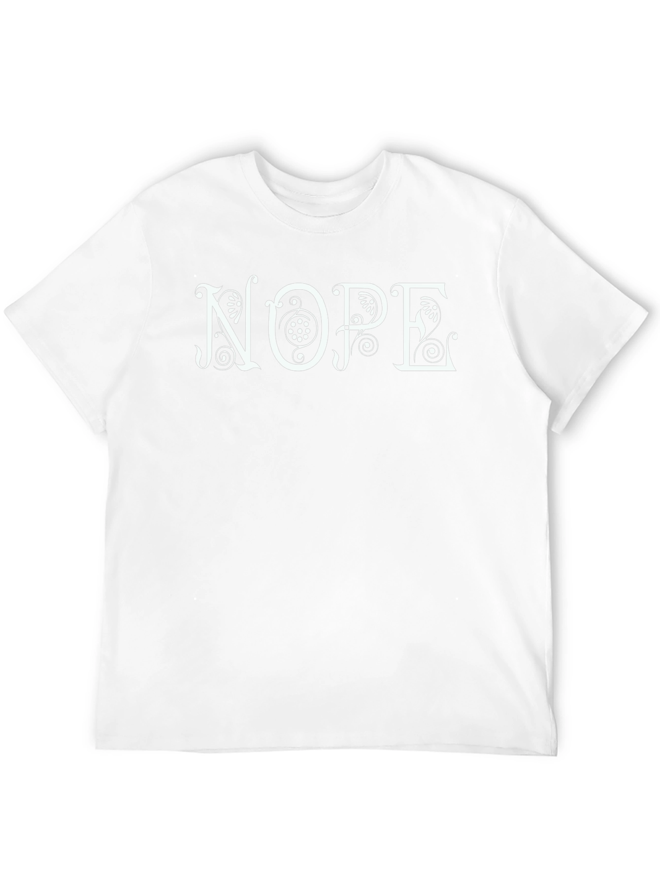Nope Graphic Tee - Stylish Casual Wear