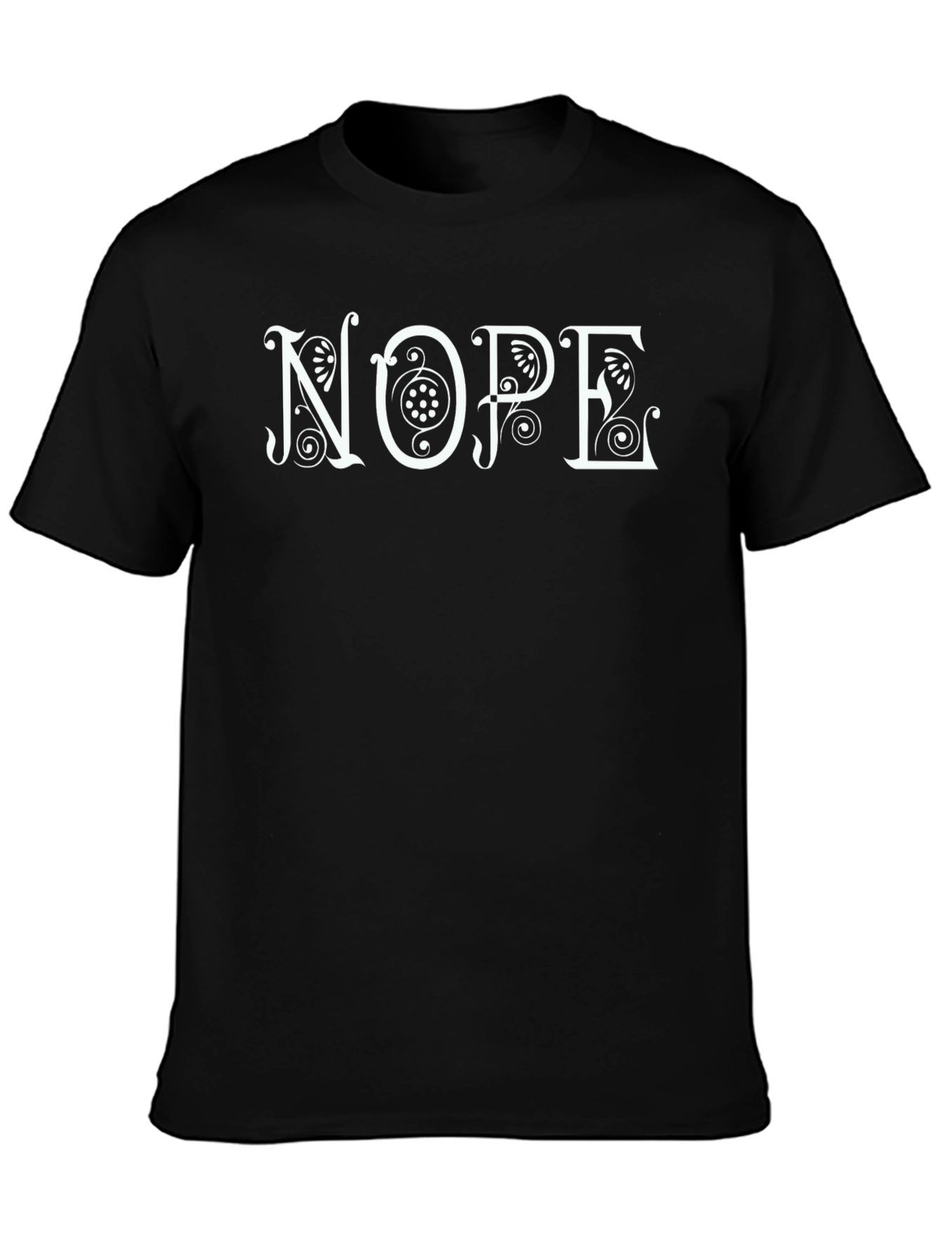 Nope Graphic Tee - Stylish Casual Wear