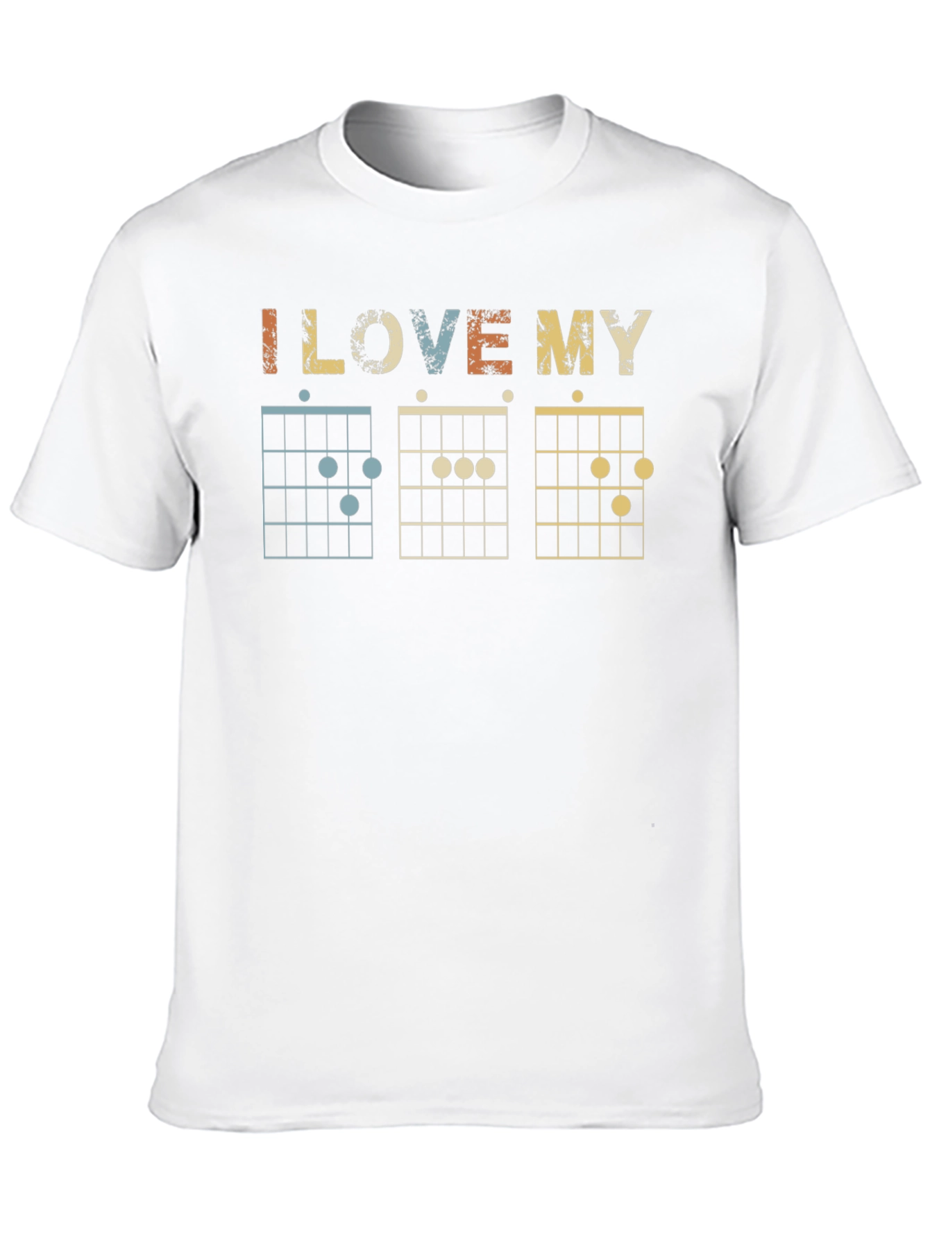 I Love My Chords Guitarist T-Shirt