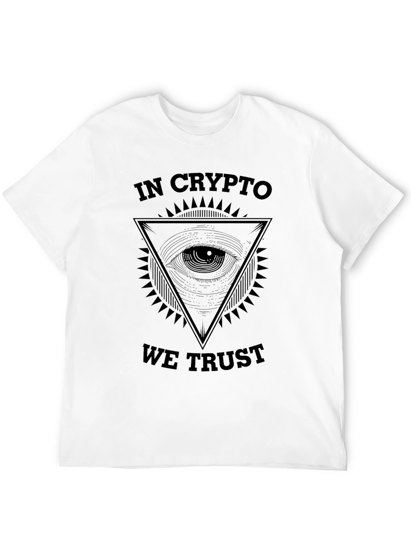 In Crypto We Trust Black T-Shirt