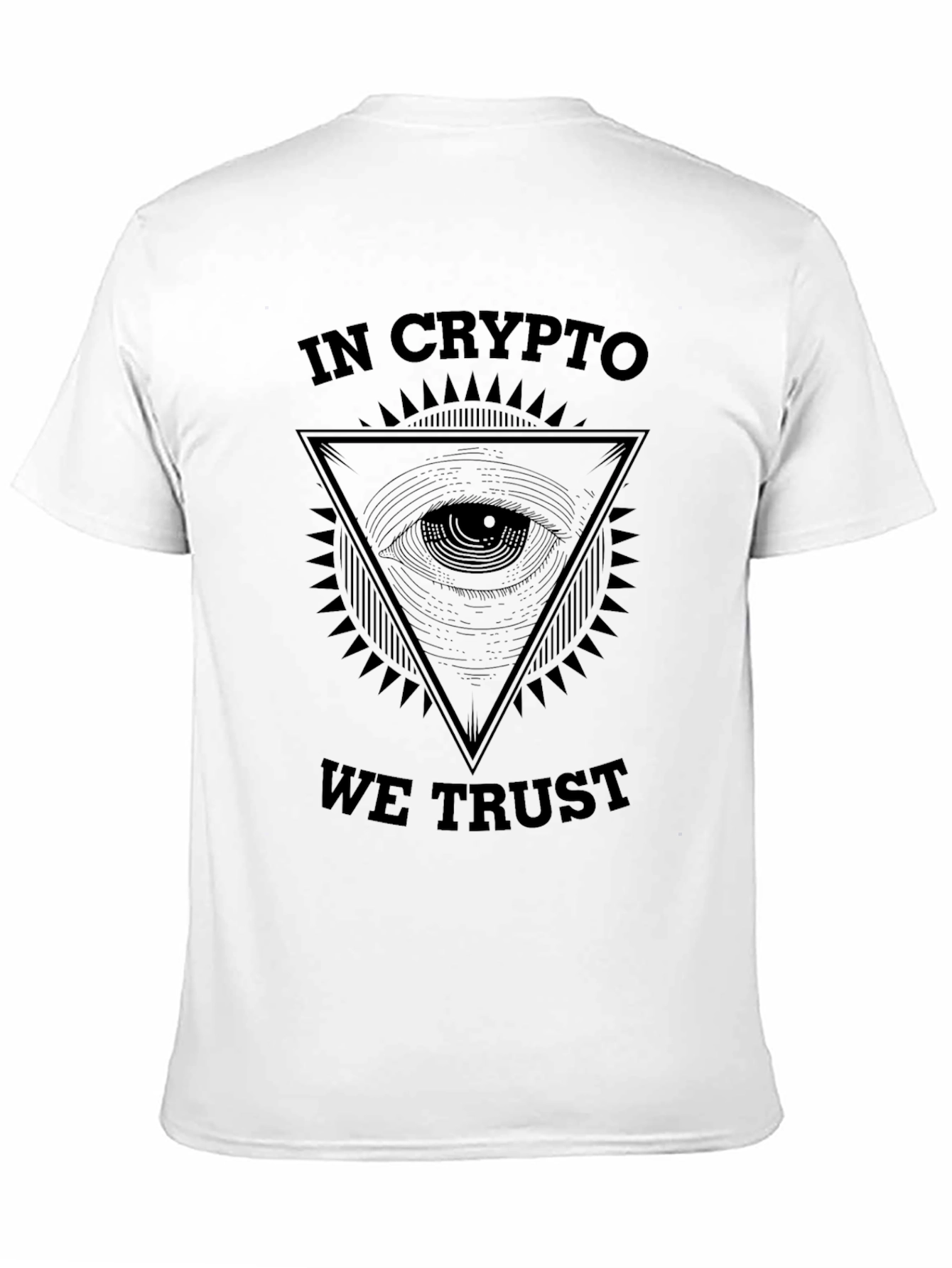 In Crypto We Trust Black T-Shirt