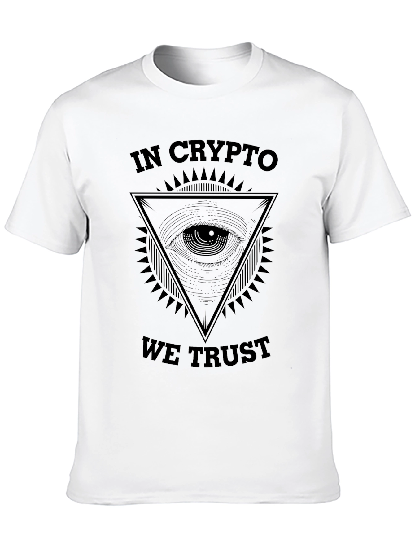 In Crypto We Trust Black T-Shirt