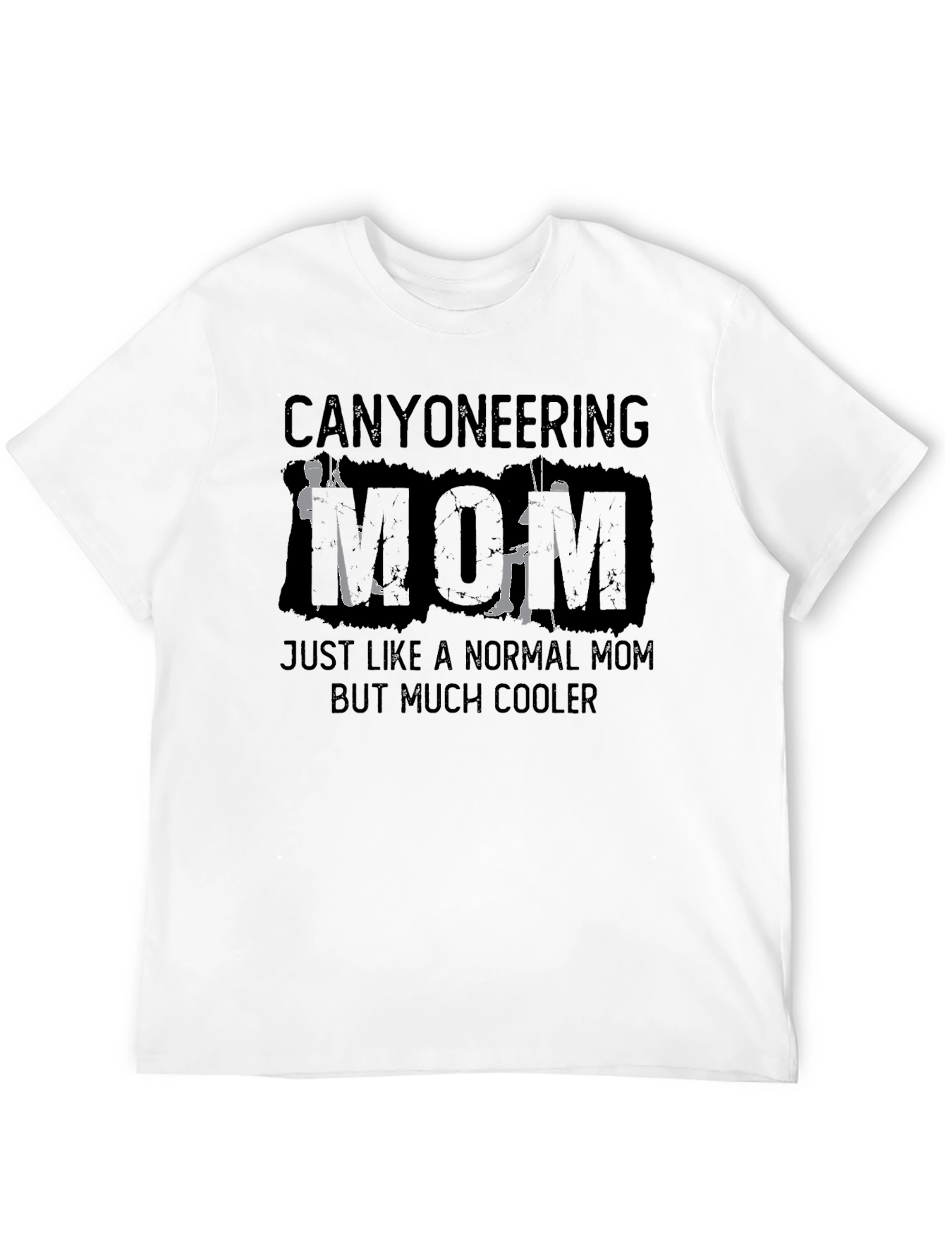 Canyoneering Mom Black Graphic T-Shirt