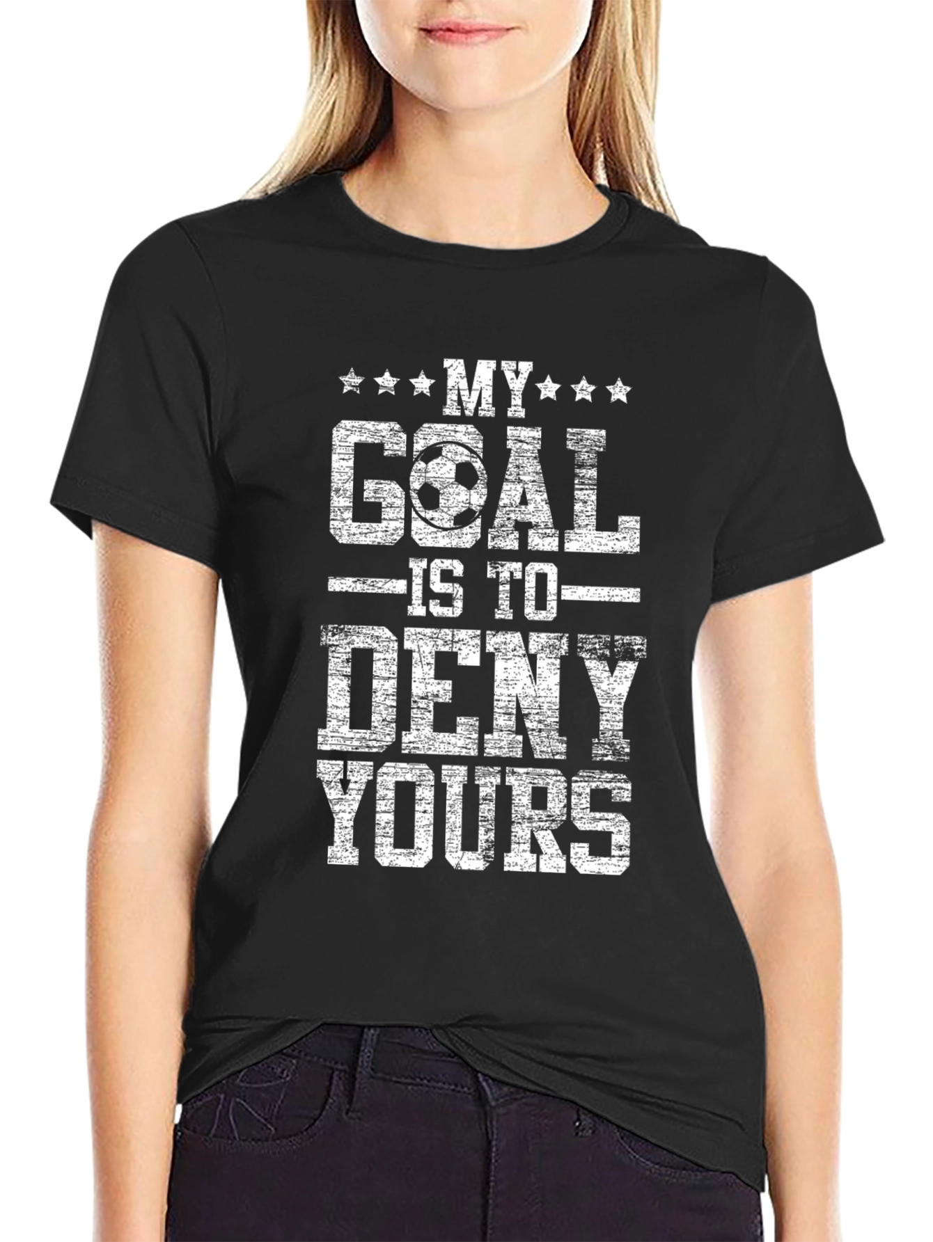 My Goal is to Deny Yours Graphic Tee