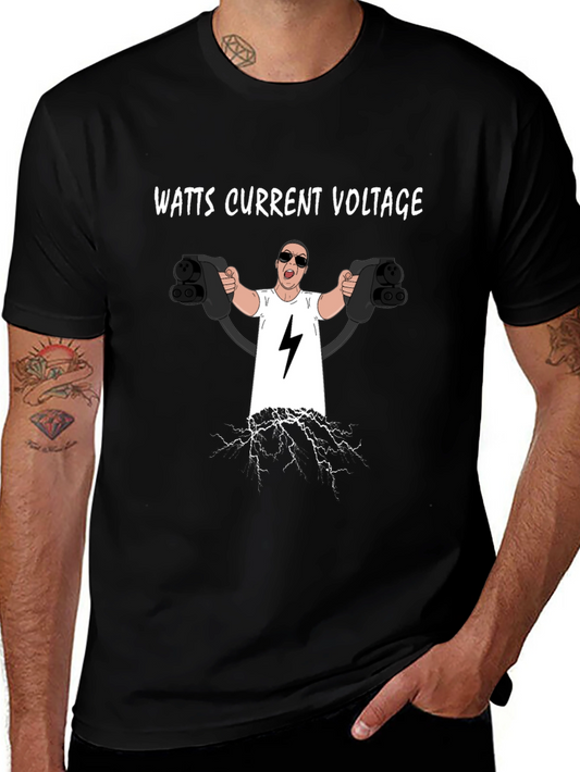 Watts Current Voltage Electric Car T-Shirt