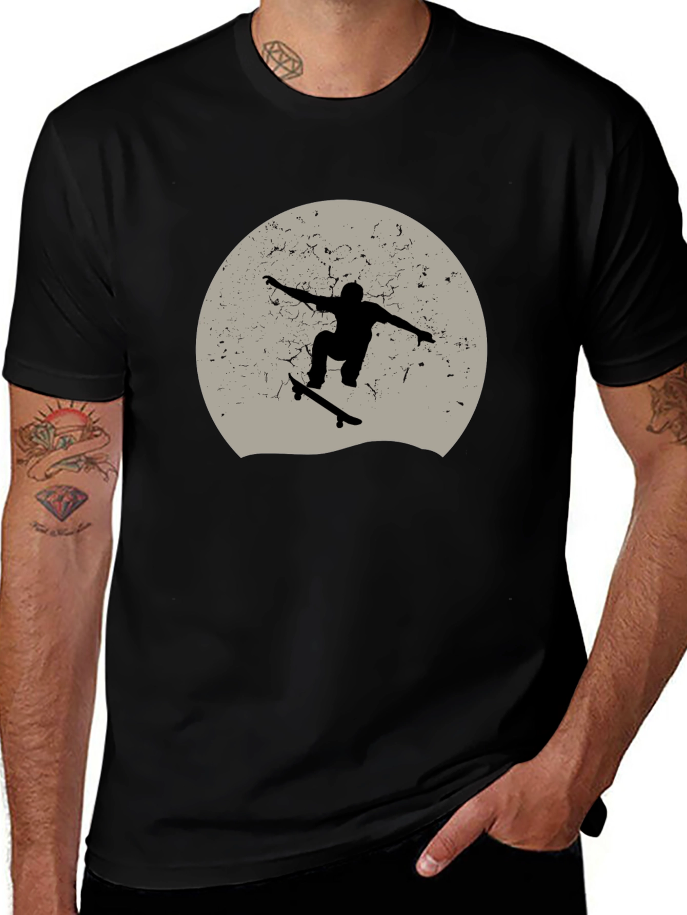 Skateboarder T-Shirt - Retro Style Design