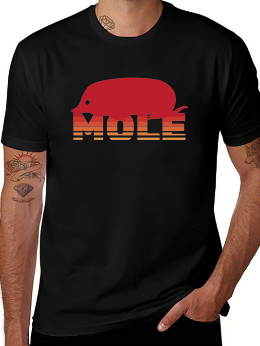 Mole Graphic Tee - Retro Style