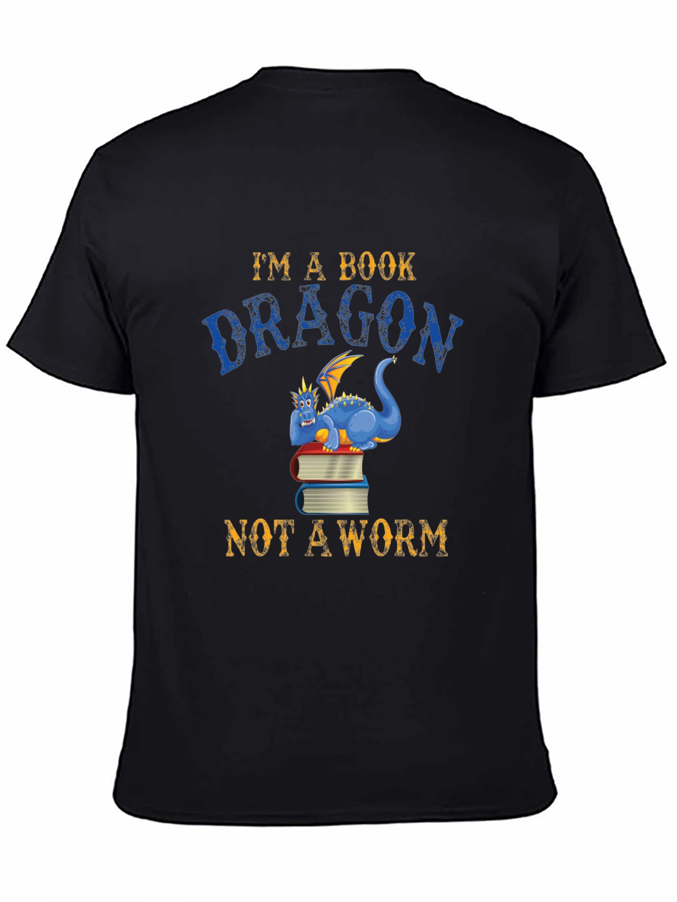 Book Dragon T-Shirt - Reader Graphic Tee